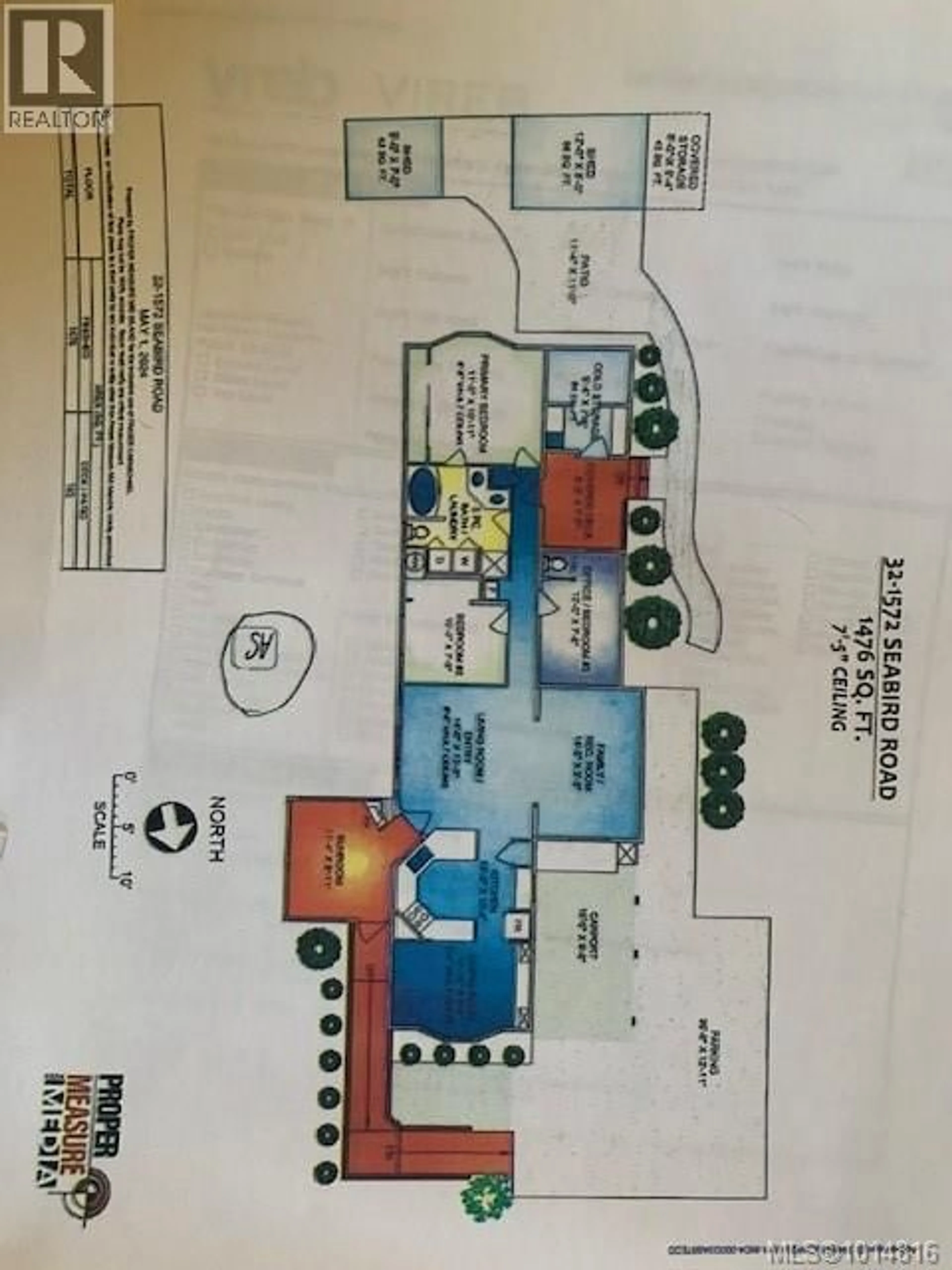 Floor plan for 32 - 1572 SEABIRD ROAD, Cassidy British Columbia V0R1H0