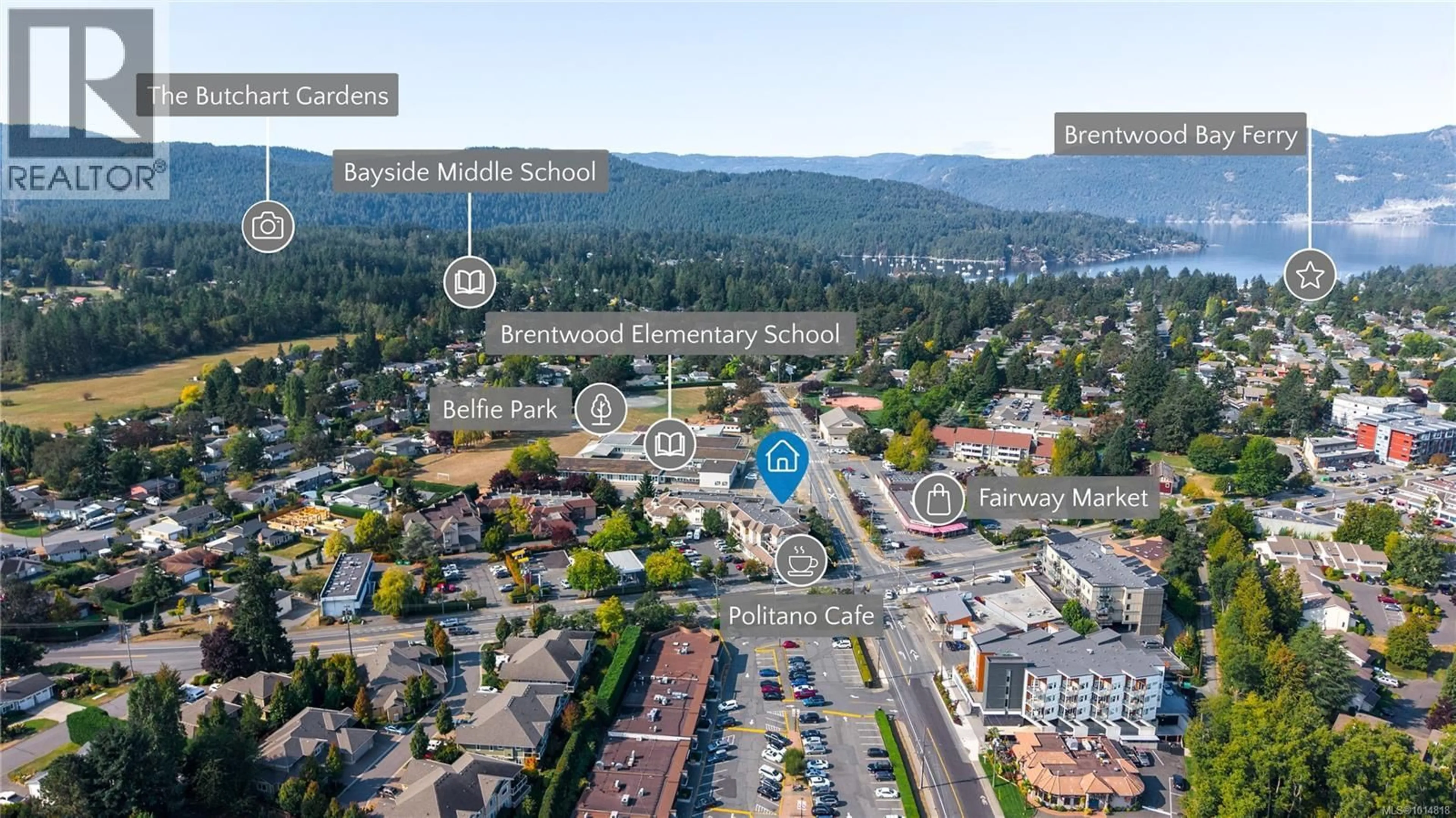 A pic from outside/outdoor area/front of a property/back of a property/a pic from drone, unknown for 207 - 7088 WEST SAANICH ROAD, Central Saanich British Columbia V8M1P9