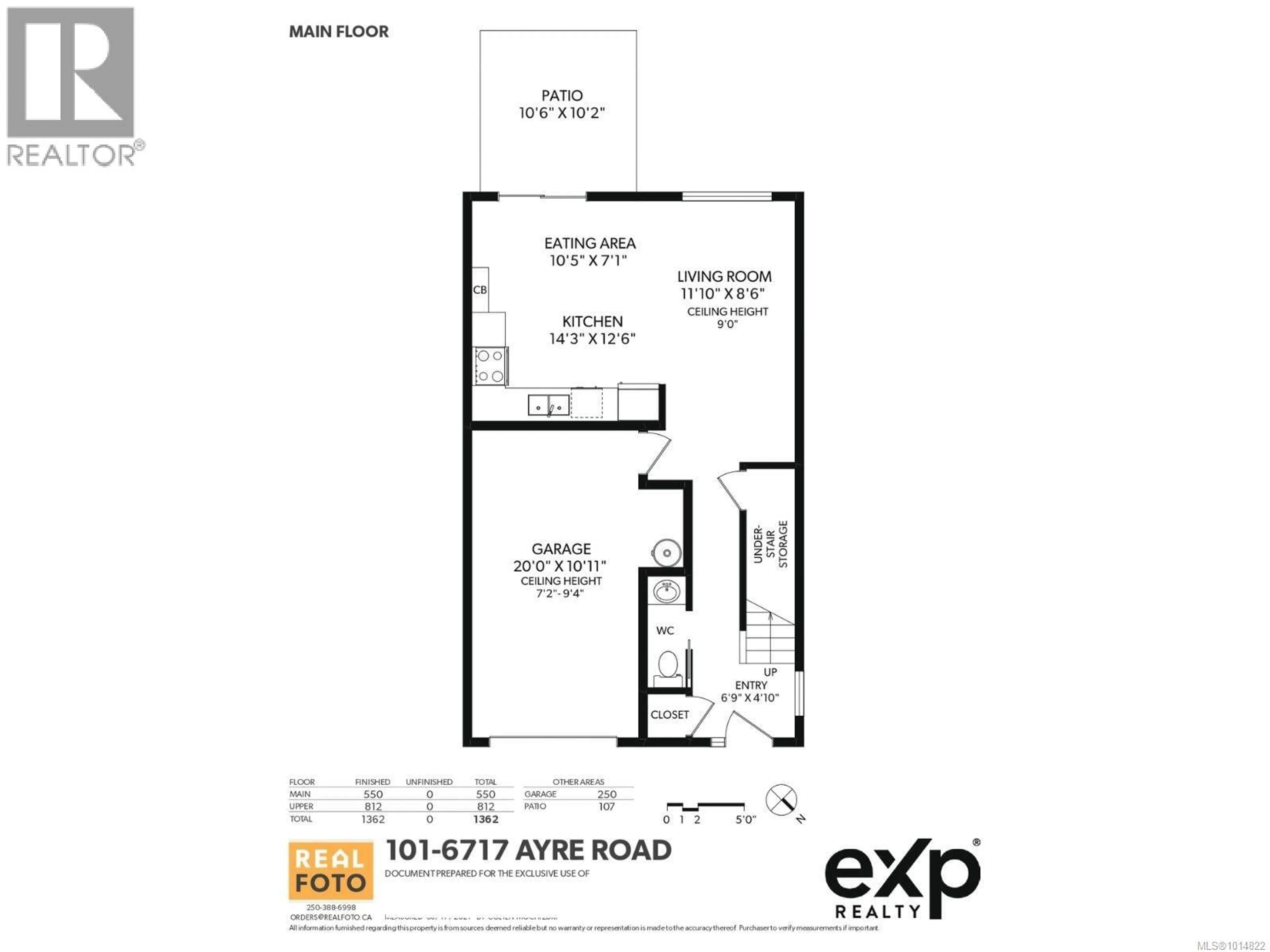 Floor plan for 101 - 6717 AYRE ROAD, Sooke British Columbia V9Z0H1