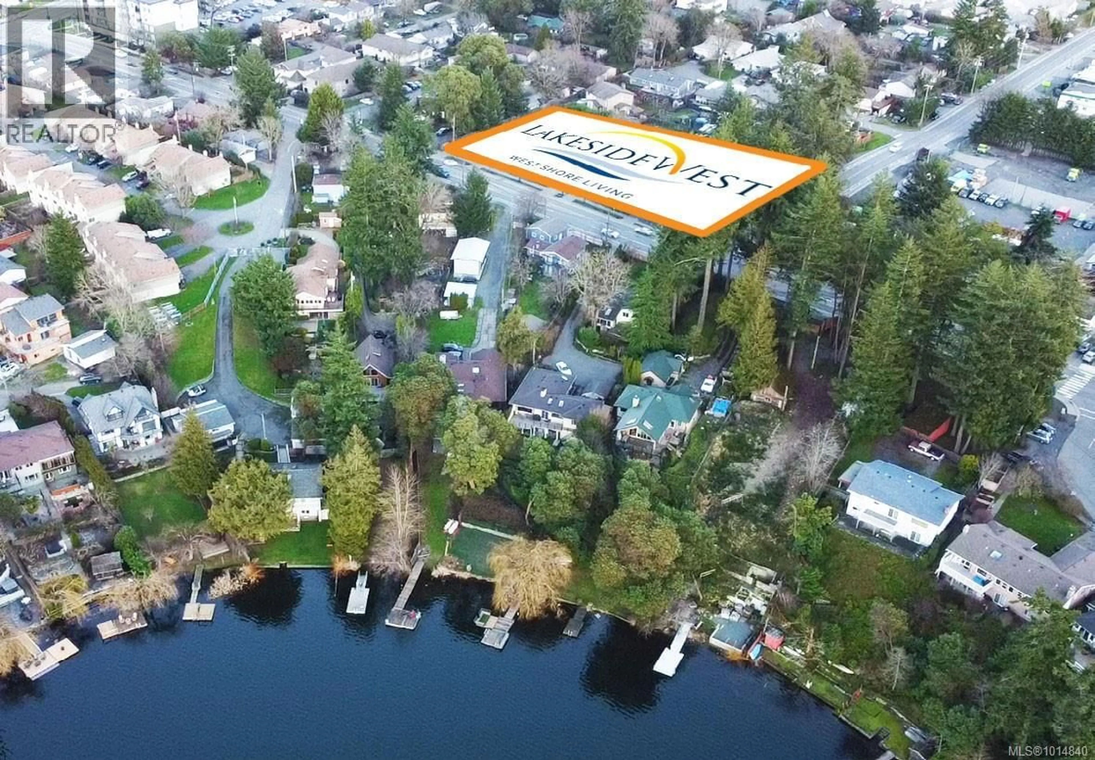 A pic from outside/outdoor area/front of a property/back of a property/a pic from drone, water/lake/river/ocean view for 309 - 2881 LEIGH ROAD, Langford British Columbia V9B4G5