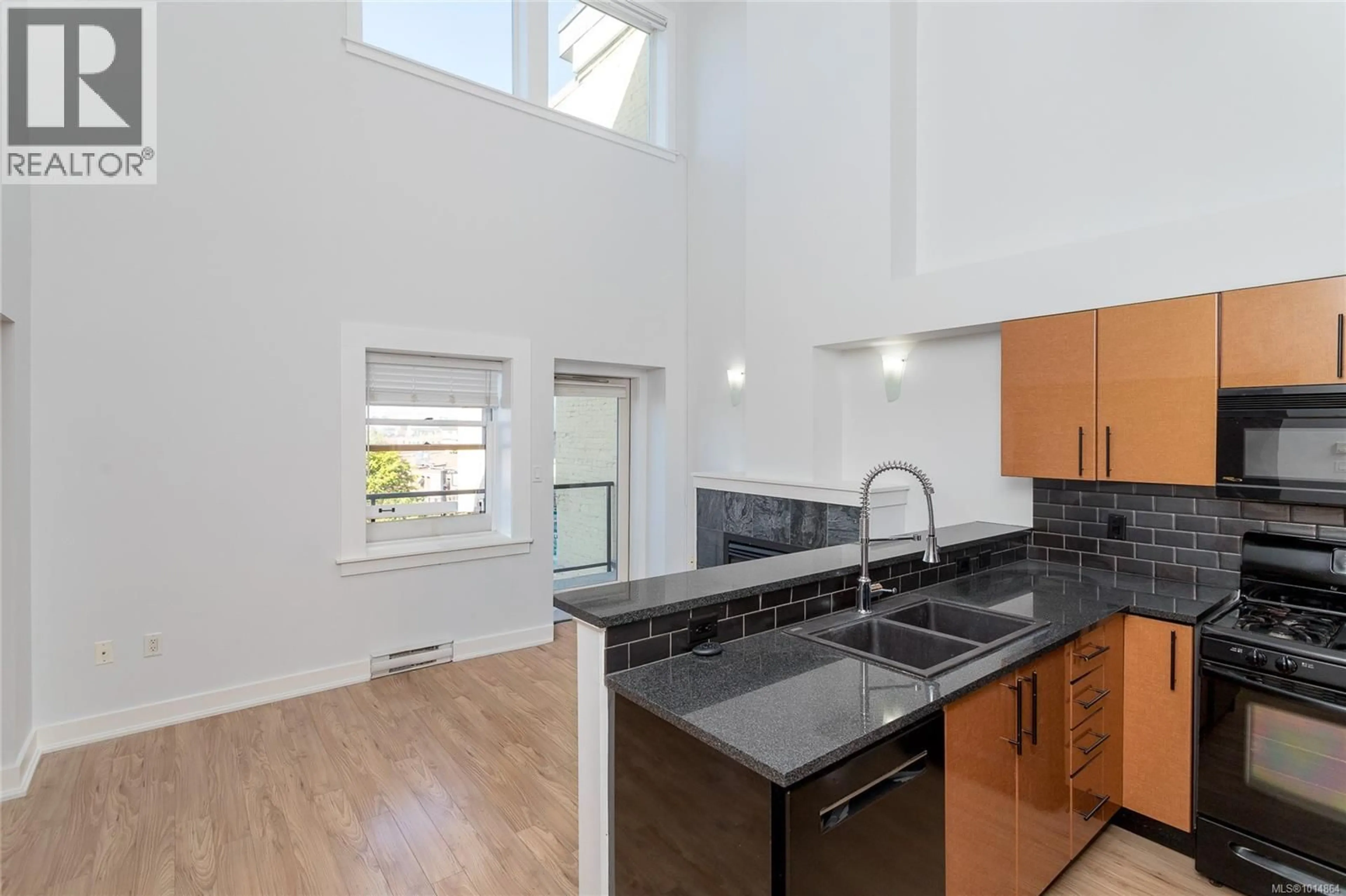 Open concept kitchen, unknown for 323 - 599 PANDORA AVENUE, Victoria British Columbia V8W1N5