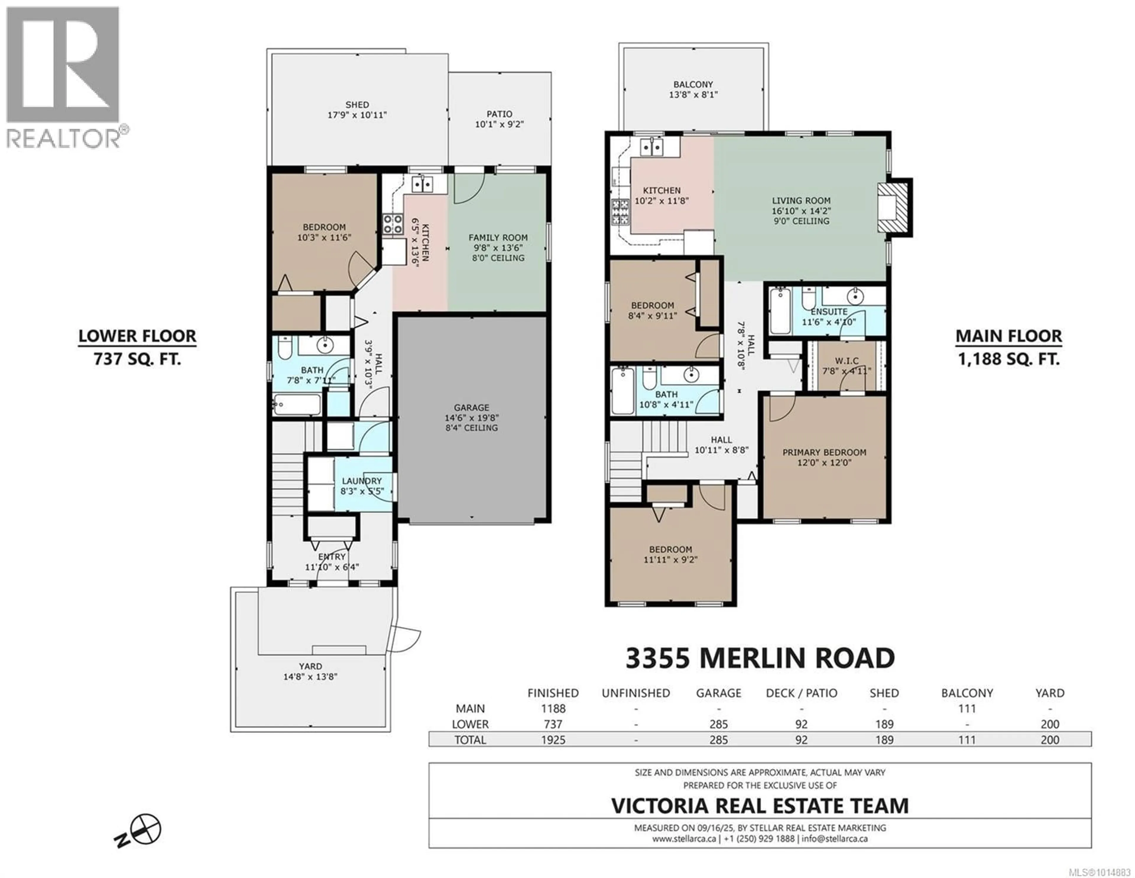 Floor plan for 3355 MERLIN ROAD, Langford British Columbia V9C0G9