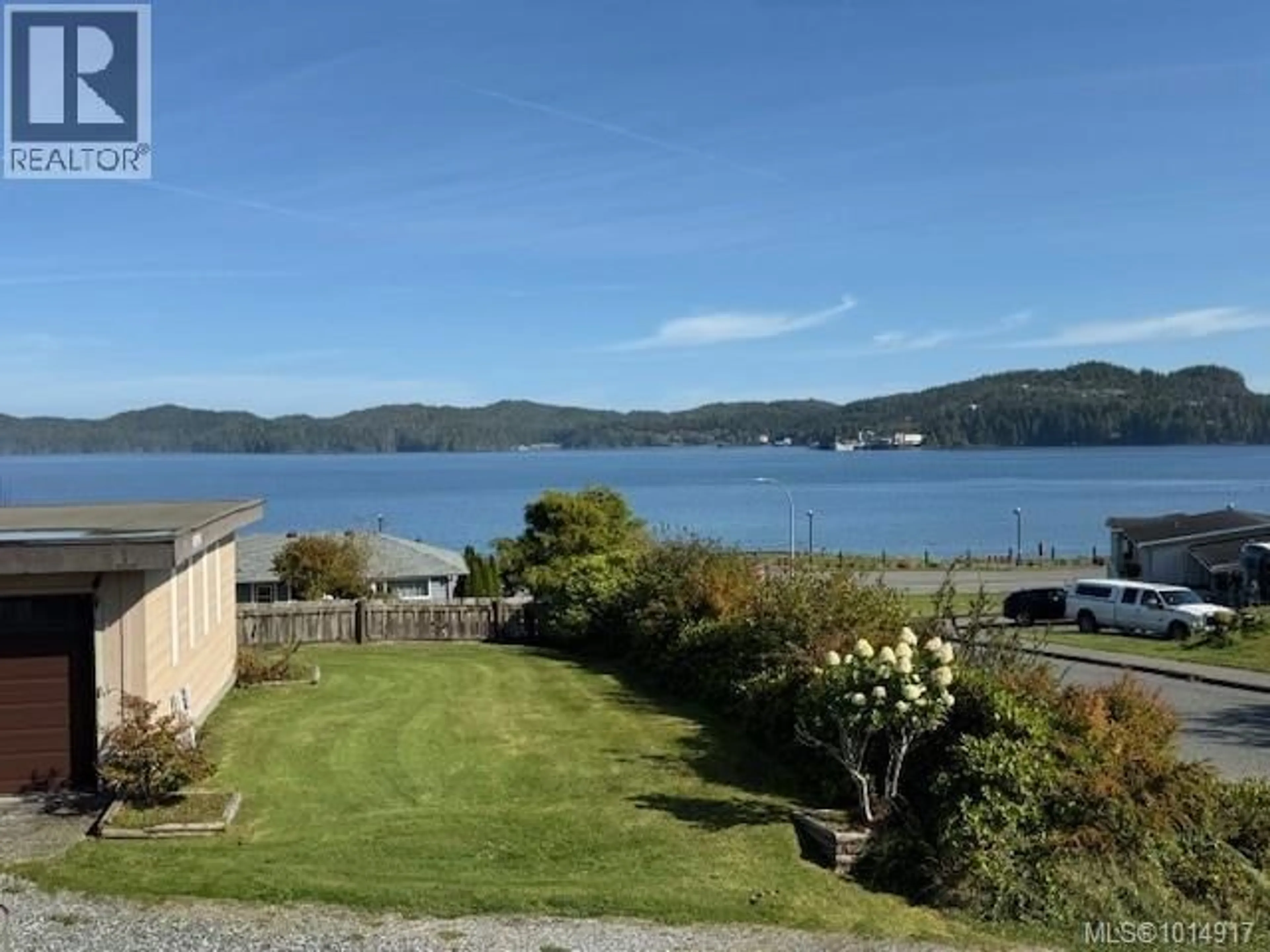 A pic from outside/outdoor area/front of a property/back of a property/a pic from drone, water/lake/river/ocean view for 8730 SEAVIEW DRIVE, Port Hardy British Columbia V0N2P0