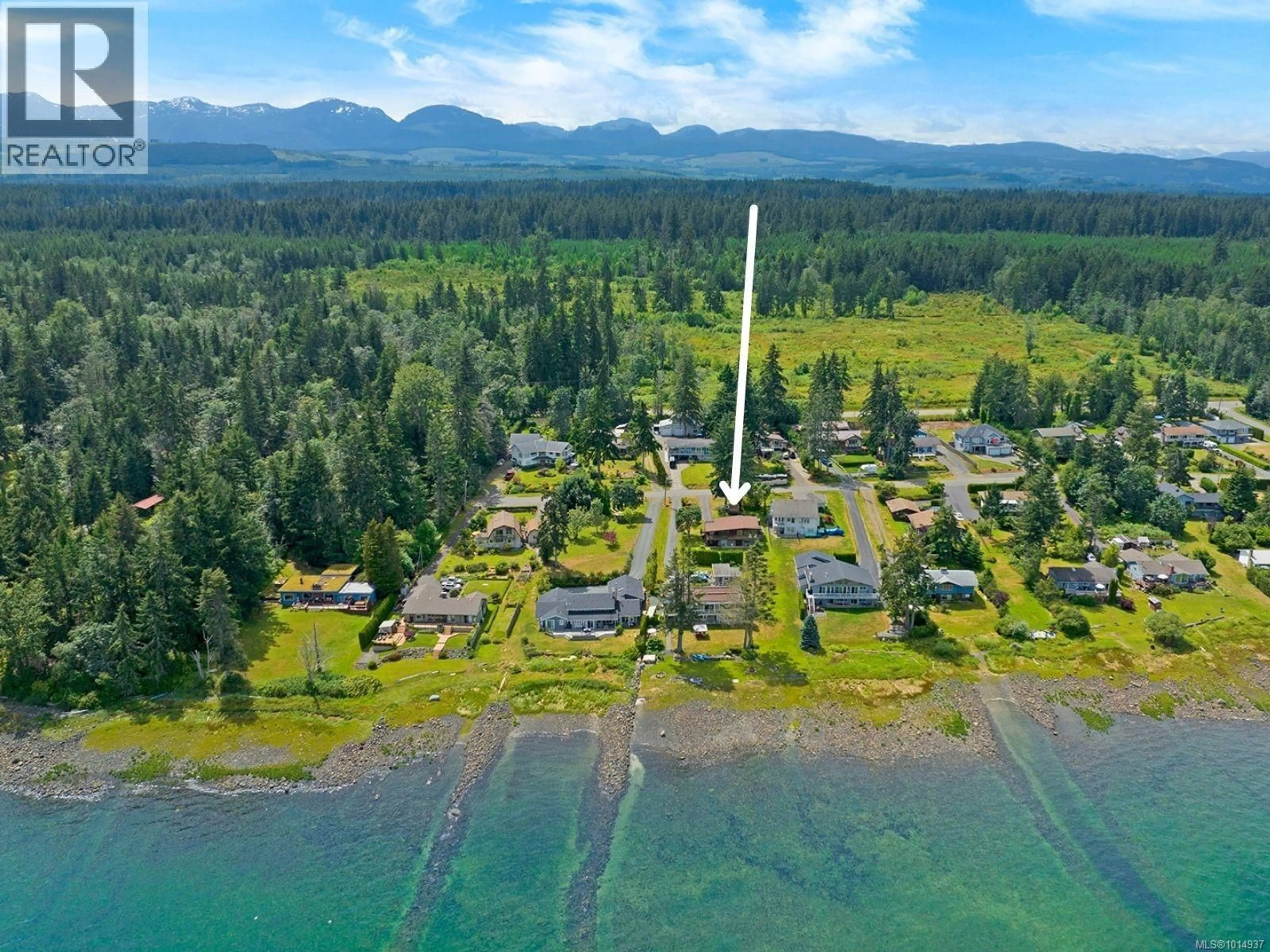 A pic from outside/outdoor area/front of a property/back of a property/a pic from drone, water/lake/river/ocean view for 4842 KILMARNOCK DRIVE, Courtenay British Columbia V9N9S5