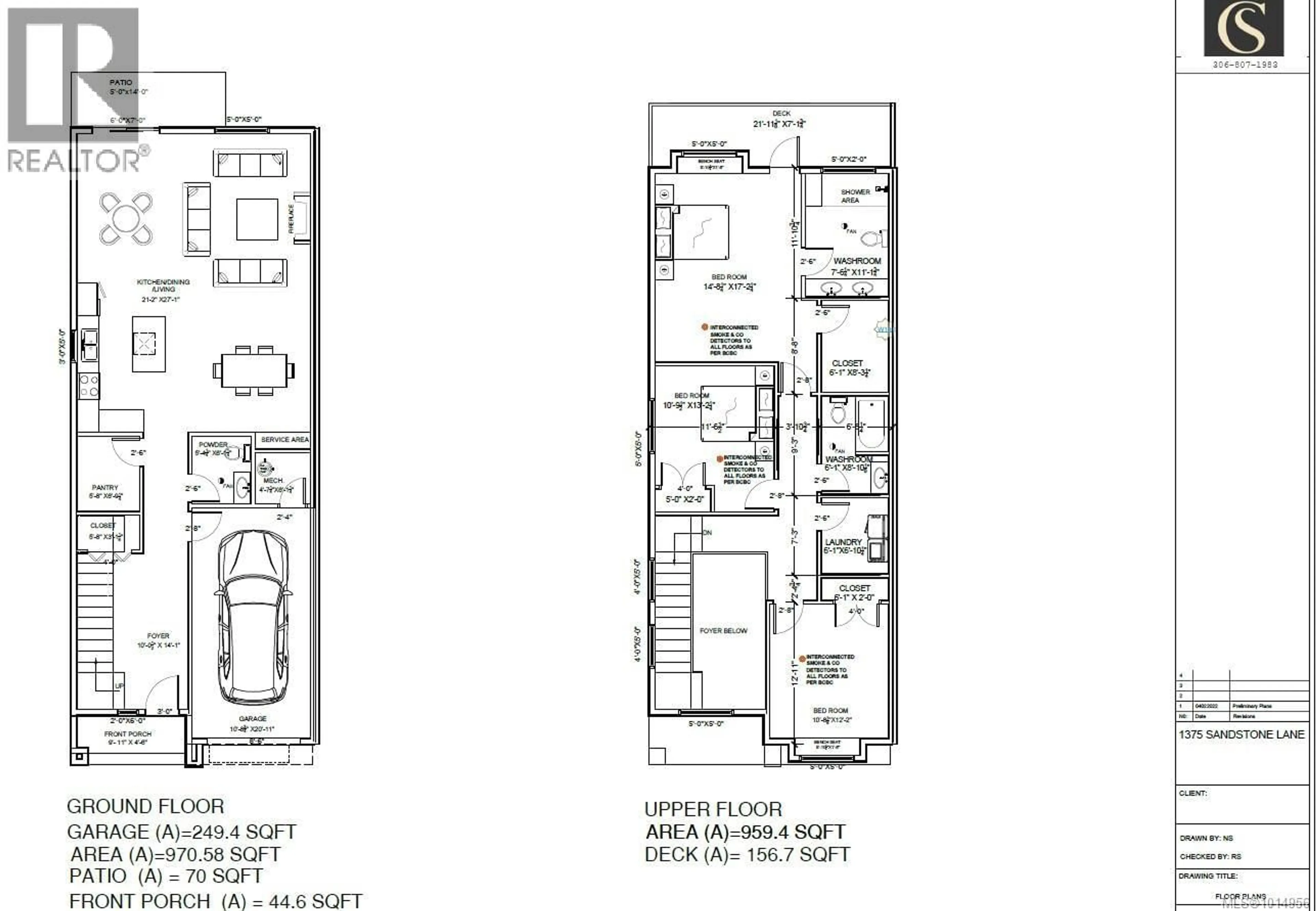 Floor plan for 1375 SANDSTONE LANE, Langford British Columbia V9B7A2