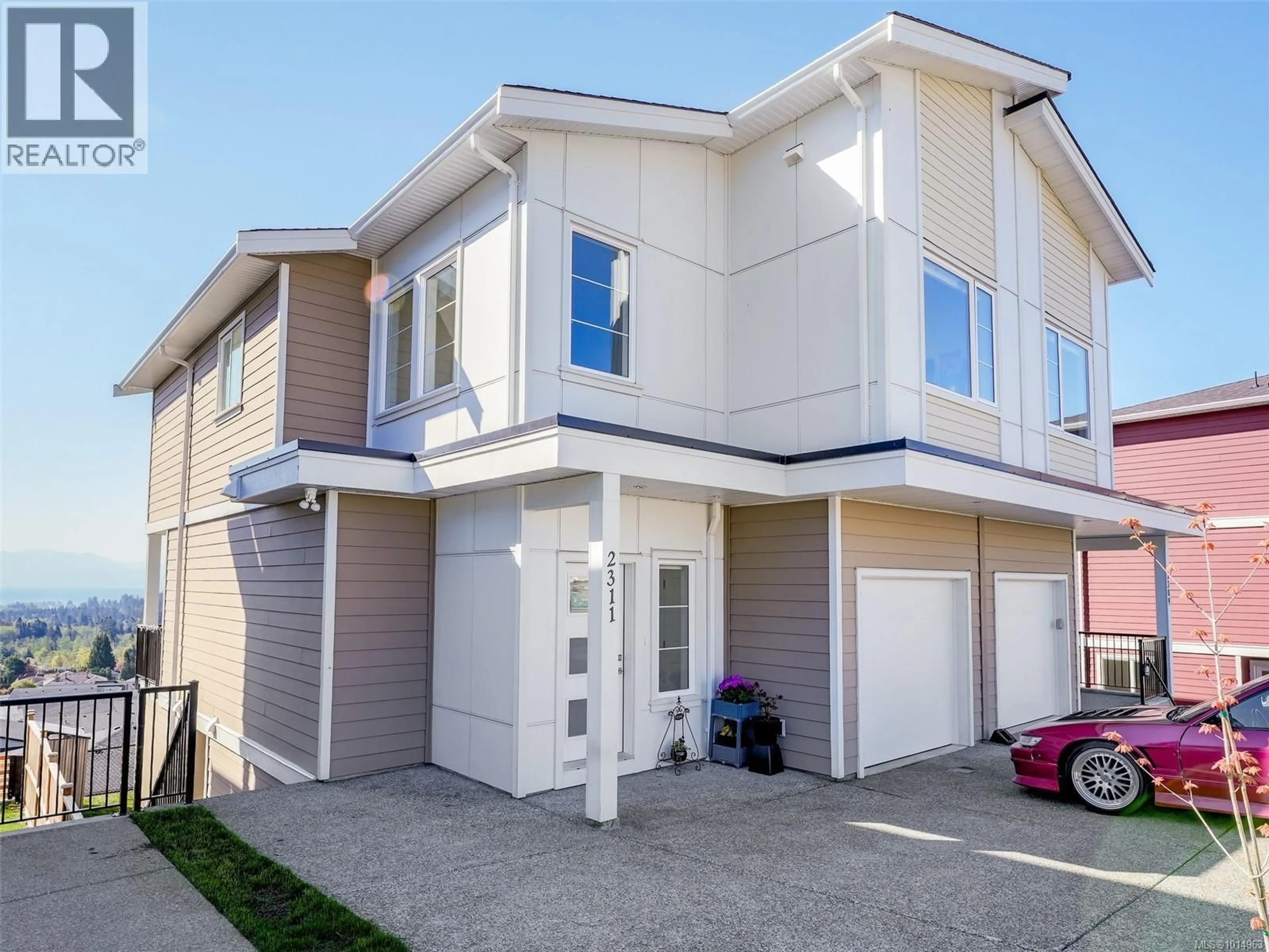 Home with vinyl exterior material, street for 2311 HUDSON TERRACE, Sooke British Columbia V9Z1R2