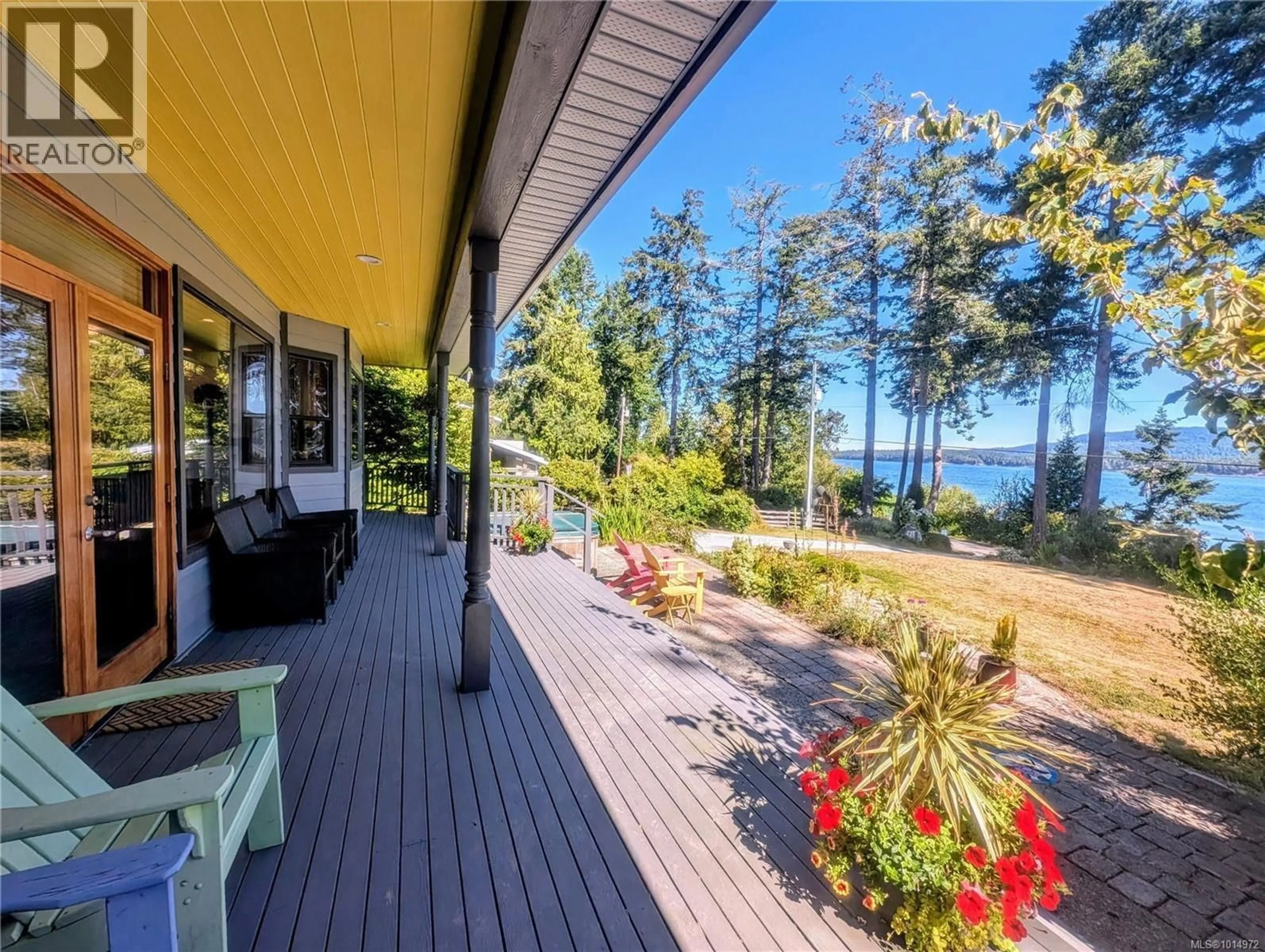 Patio, water/lake/river/ocean view for 1214 NORTH BEACH ROAD, Salt Spring British Columbia V8K1B3