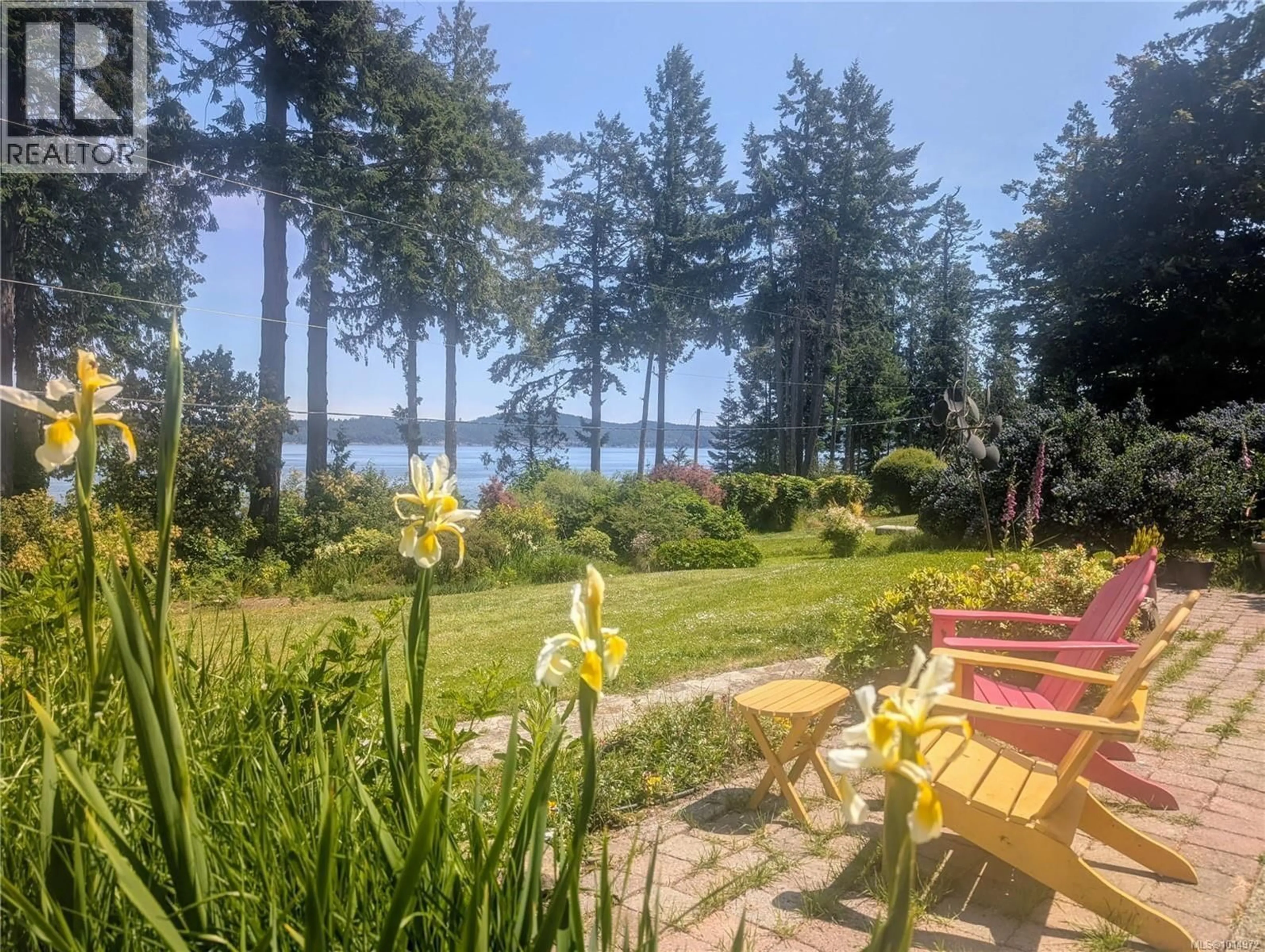 Patio, water/lake/river/ocean view for 1214 NORTH BEACH ROAD, Salt Spring British Columbia V8K1B3
