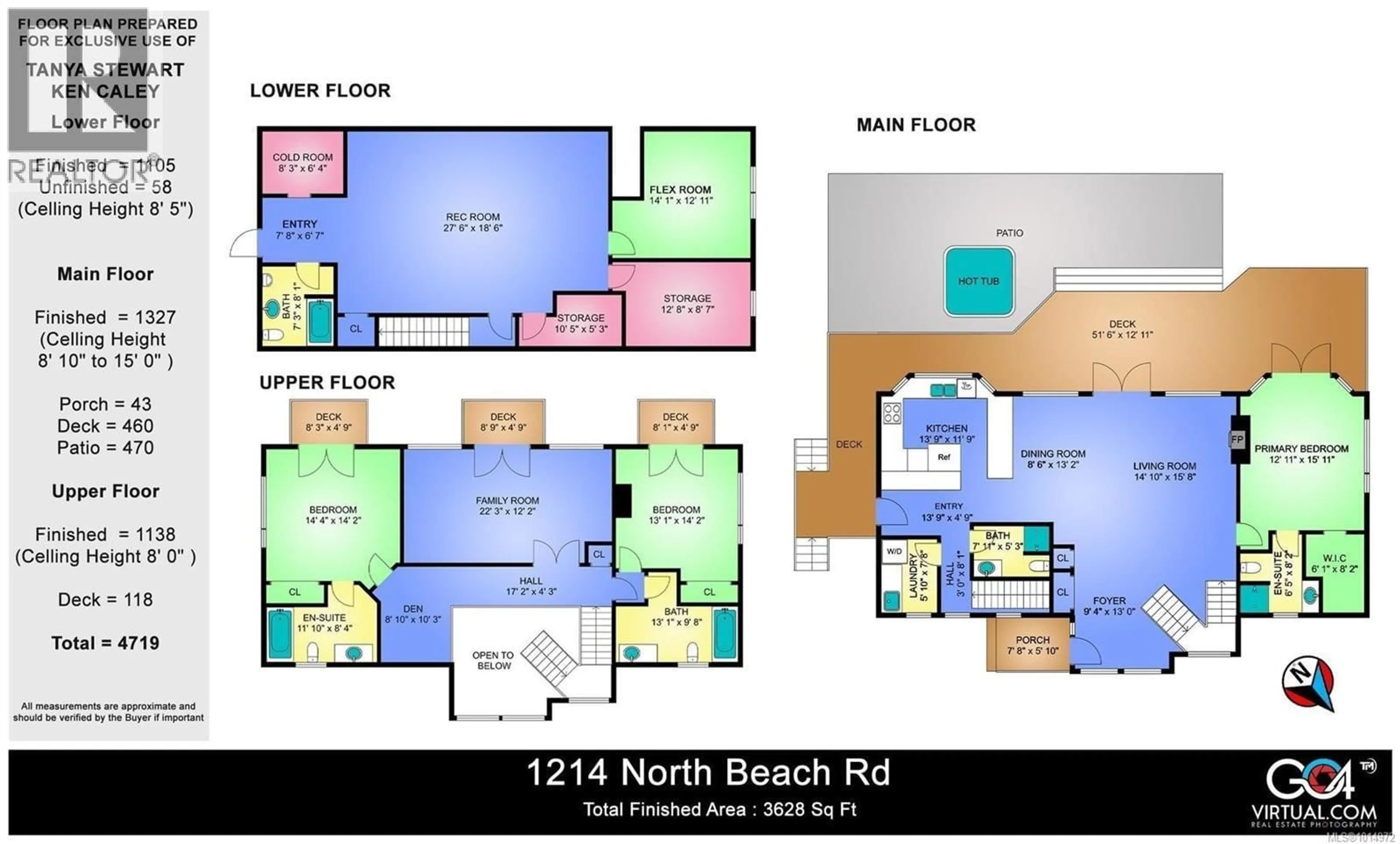 Floor plan for 1214 NORTH BEACH ROAD, Salt Spring British Columbia V8K1B3