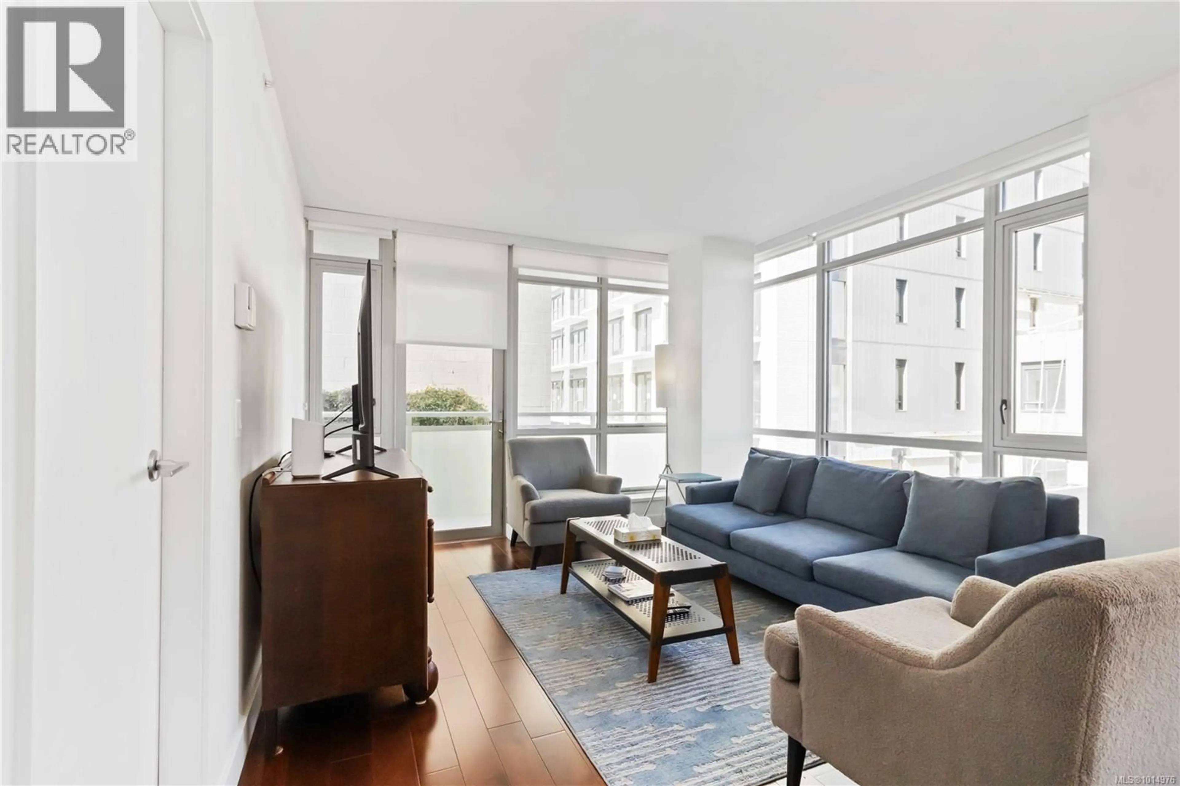 Living room with furniture, unknown for 302 - 838 BROUGHTON STREET, Victoria British Columbia V8W1E4
