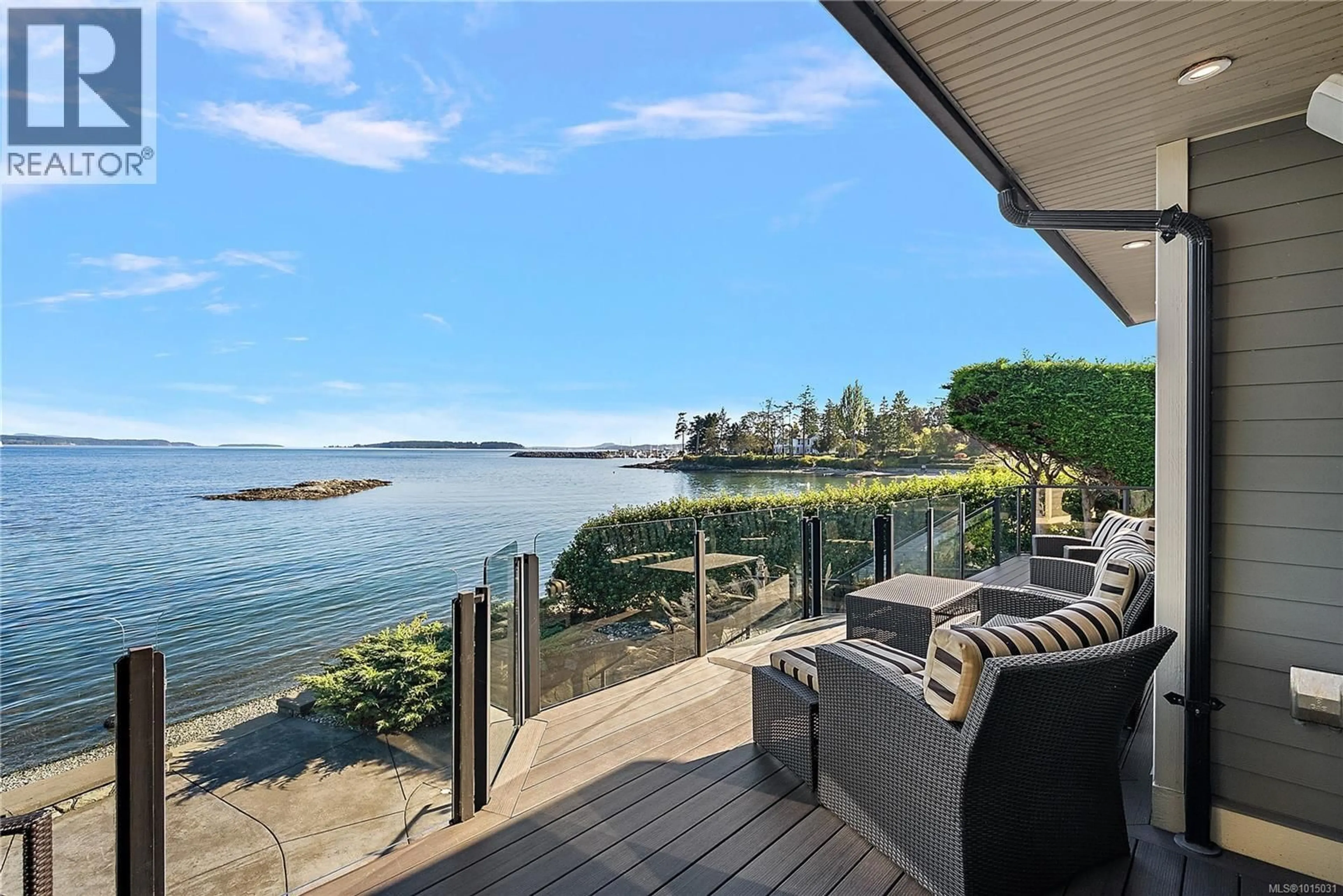 Patio, water/lake/river/ocean view for 10206 SURFSIDE PLACE, Sidney British Columbia V8L3R5