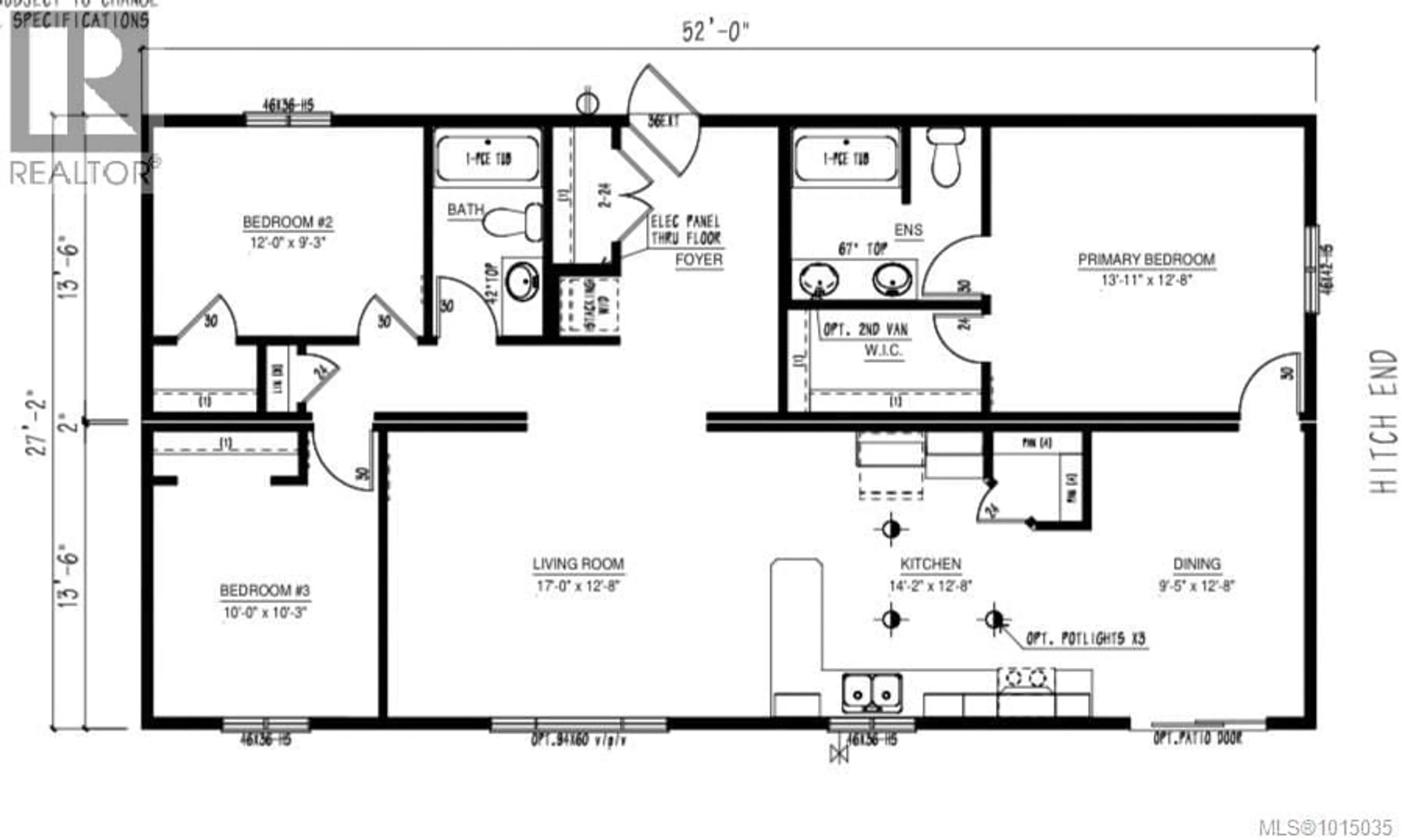Floor plan for 72 - 1160 SHELLBOURNE BOULEVARD, Campbell River British Columbia V9W5G5