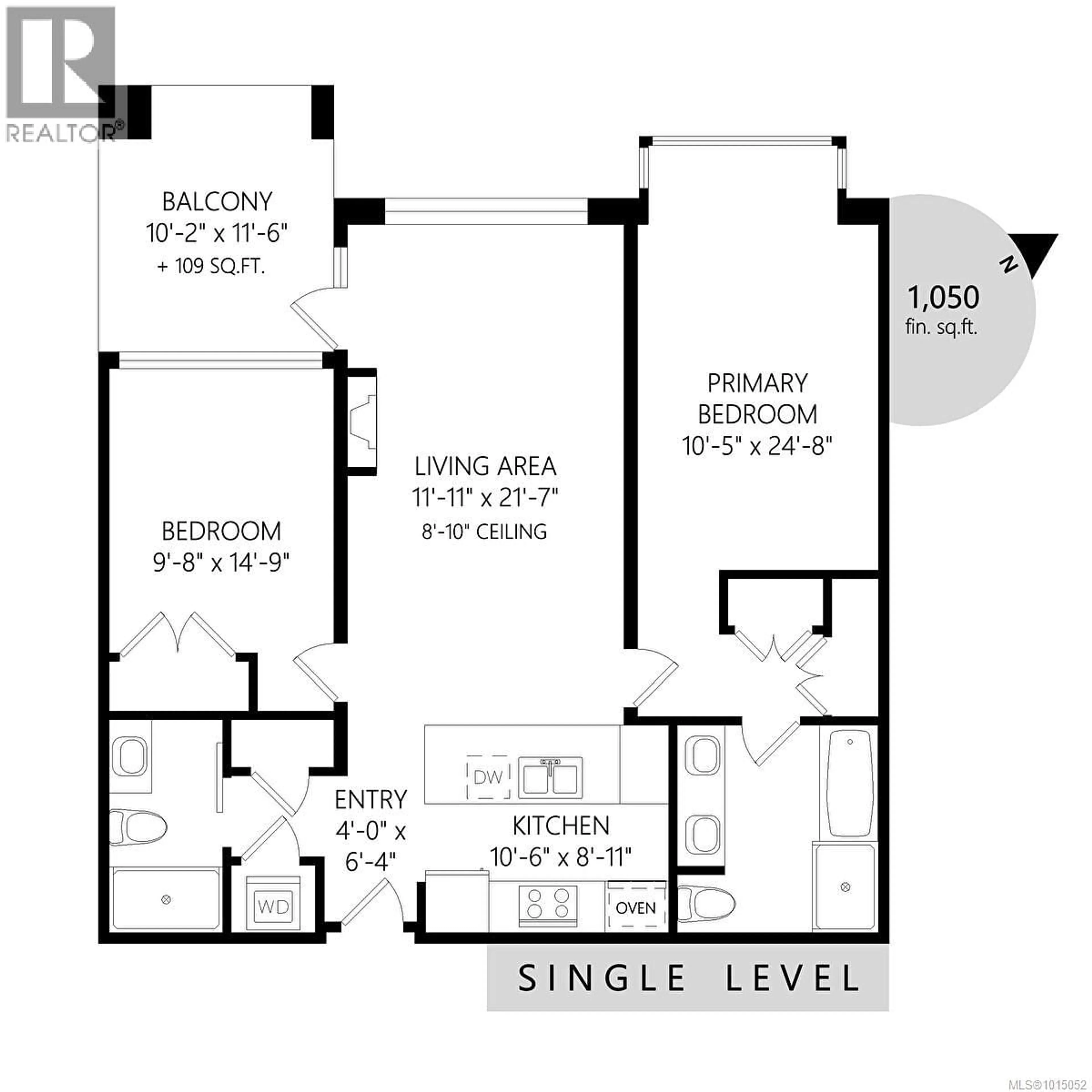 Floor plan for 214 - 999 BURDETT AVENUE, Victoria British Columbia V8S1G6
