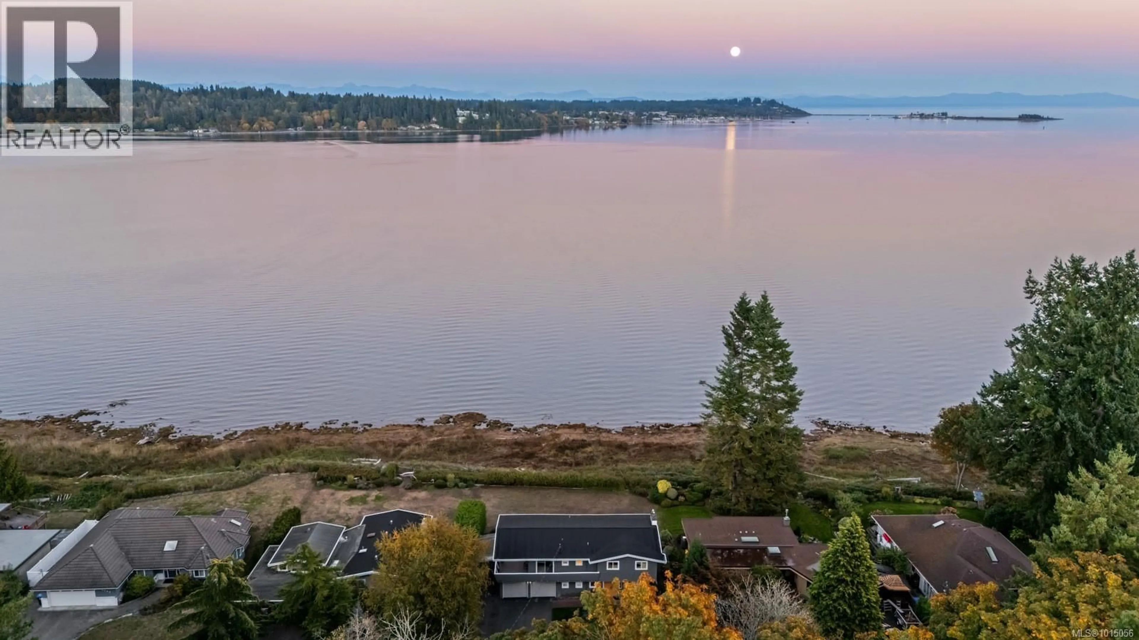 A pic from outside/outdoor area/front of a property/back of a property/a pic from drone, water/lake/river/ocean view for 3440 SANDPIPER DRIVE, Courtenay British Columbia V9N9T9