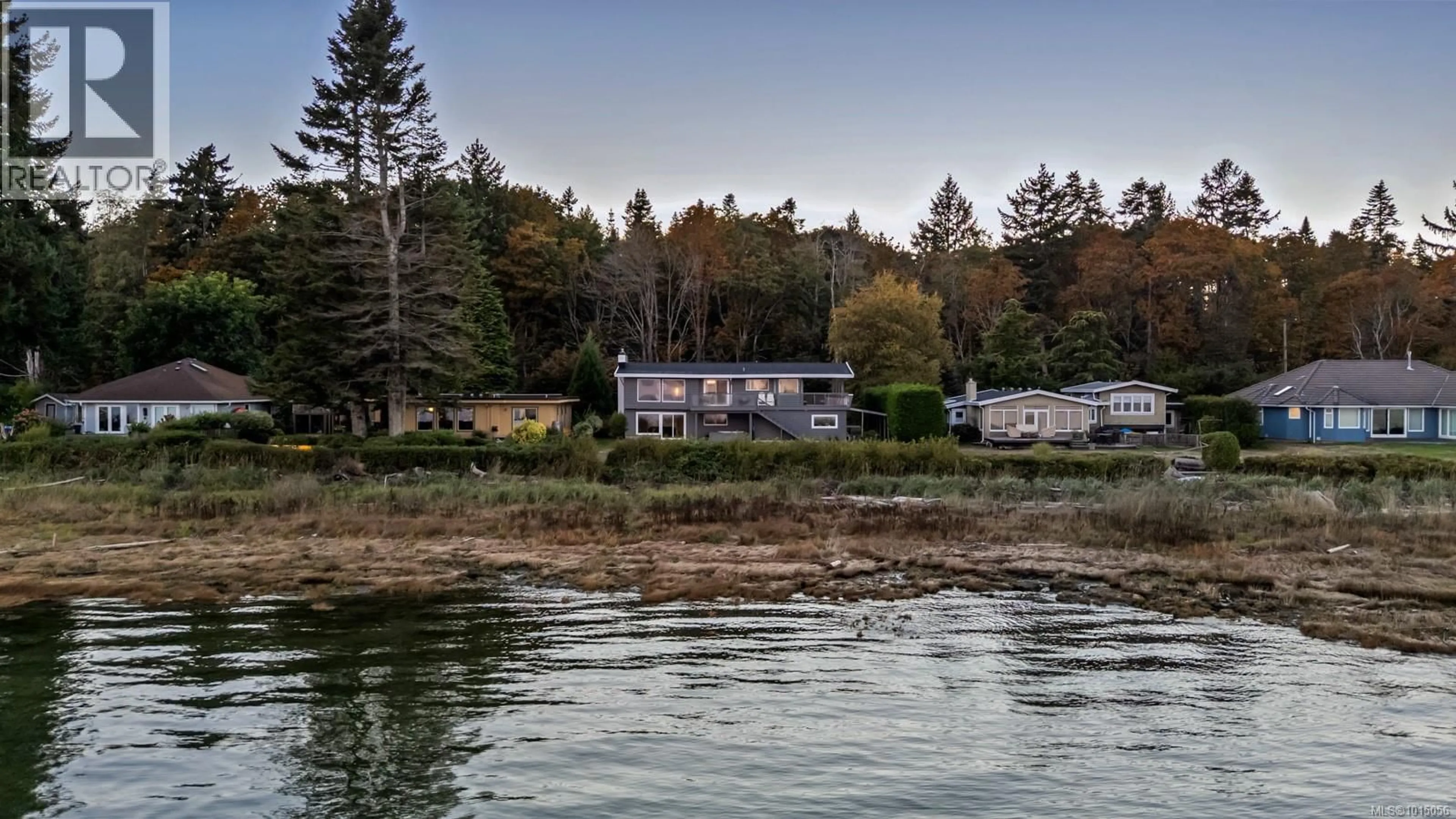 A pic from outside/outdoor area/front of a property/back of a property/a pic from drone, water/lake/river/ocean view for 3440 SANDPIPER DRIVE, Courtenay British Columbia V9N9T9