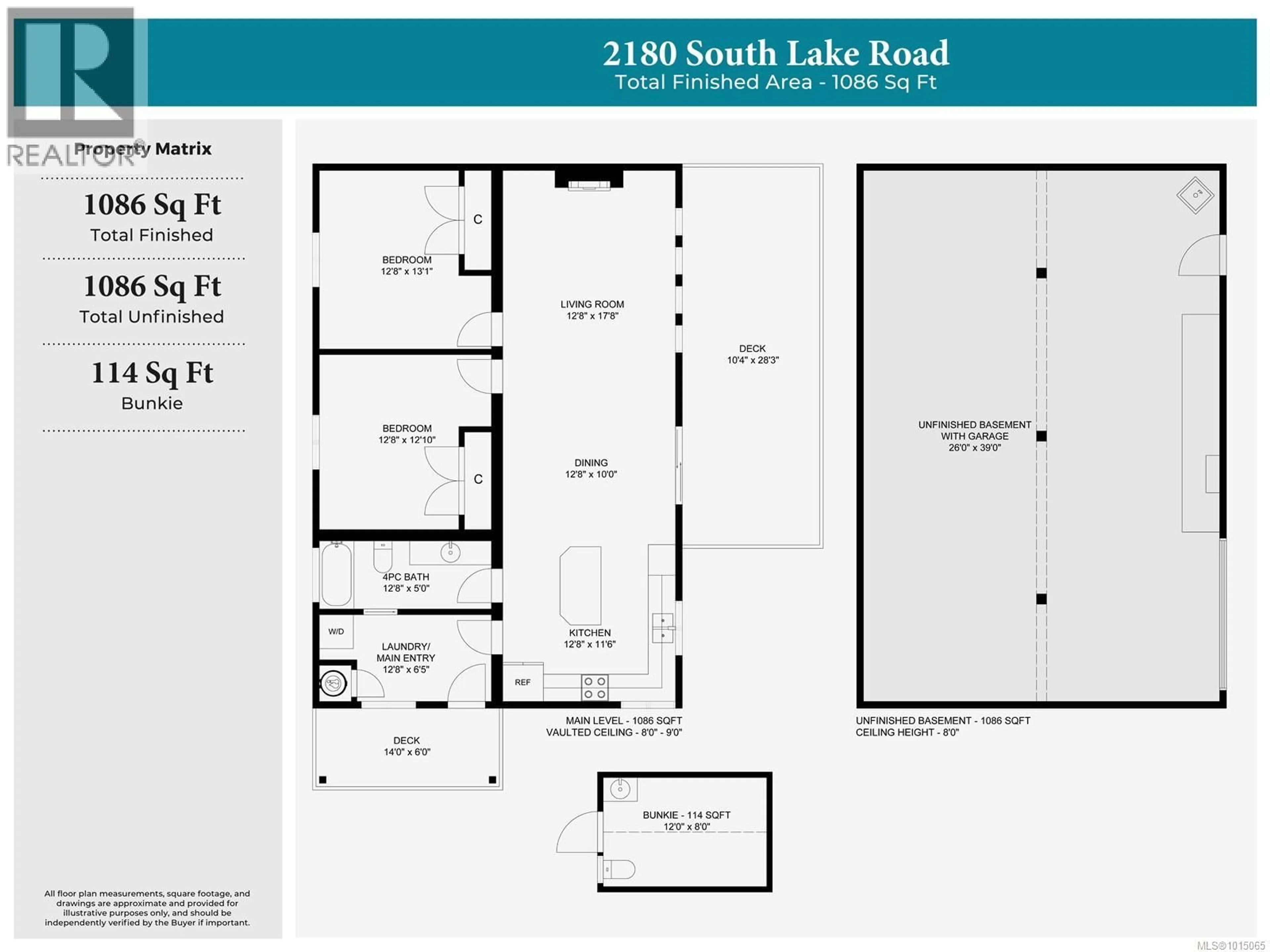 Floor plan for 2180 SOUTH LAKE ROAD, Qualicum Beach British Columbia V9K2L7