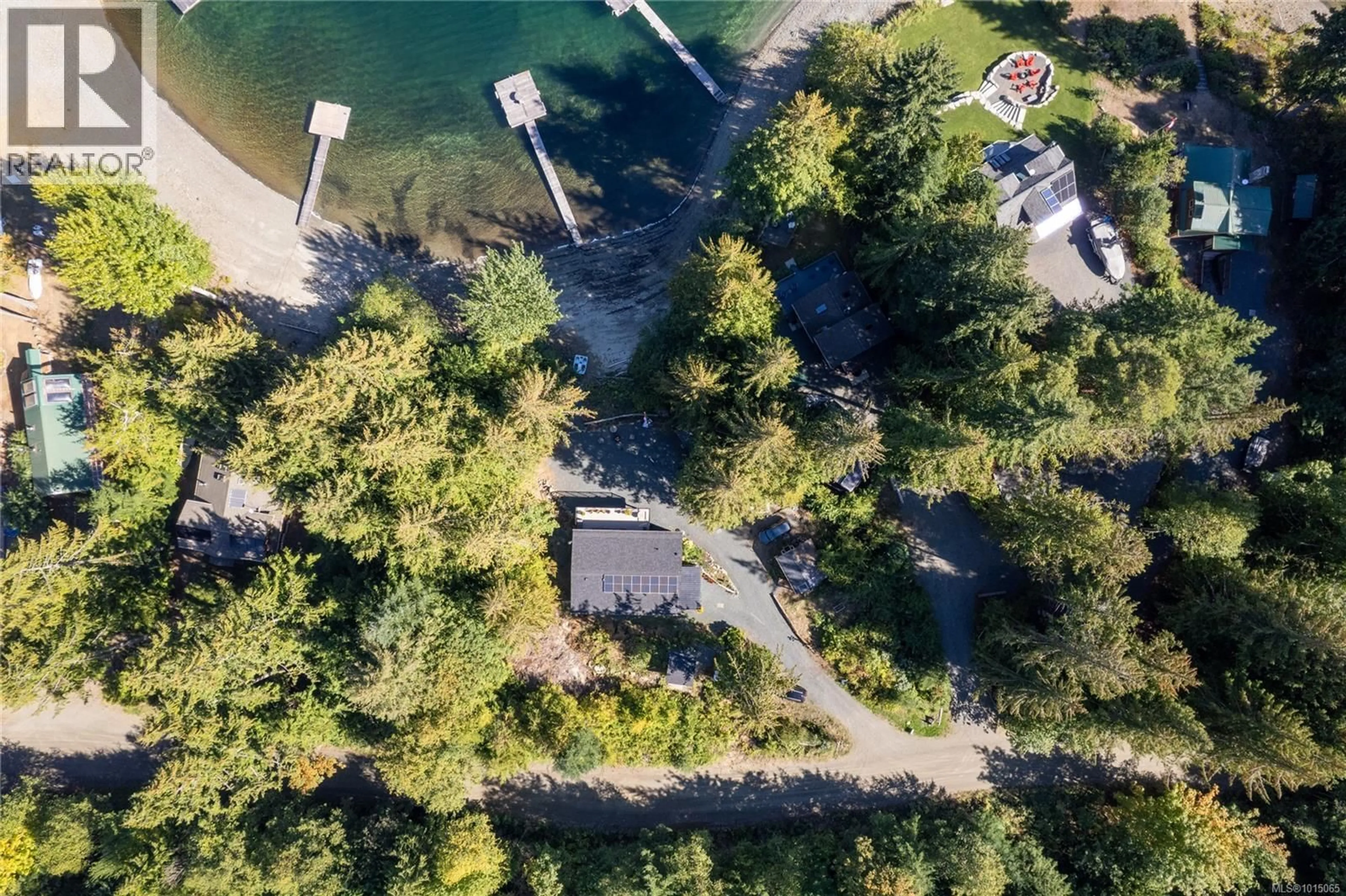 A pic from outside/outdoor area/front of a property/back of a property/a pic from drone, water/lake/river/ocean view for 2180 SOUTH LAKE ROAD, Qualicum Beach British Columbia V9K2L7