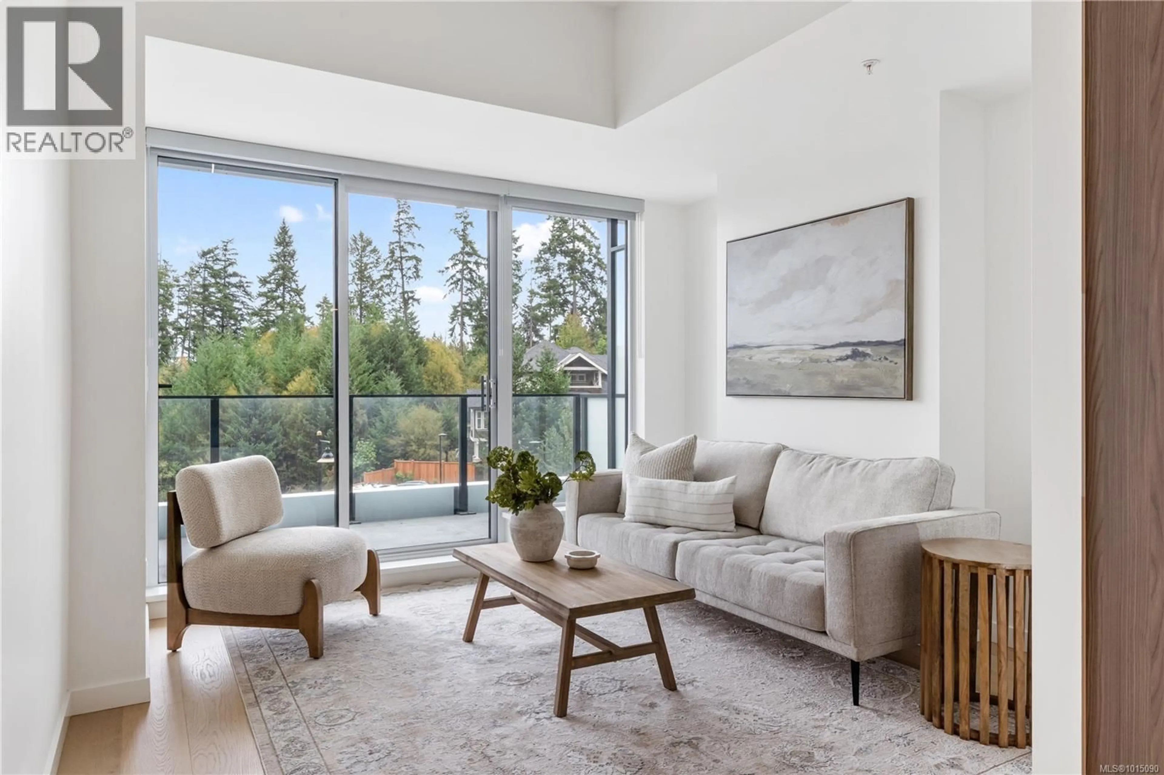 Living room with furniture, unknown for 308 - 2000 HANNINGTON ROAD, Langford British Columbia V9B6R6