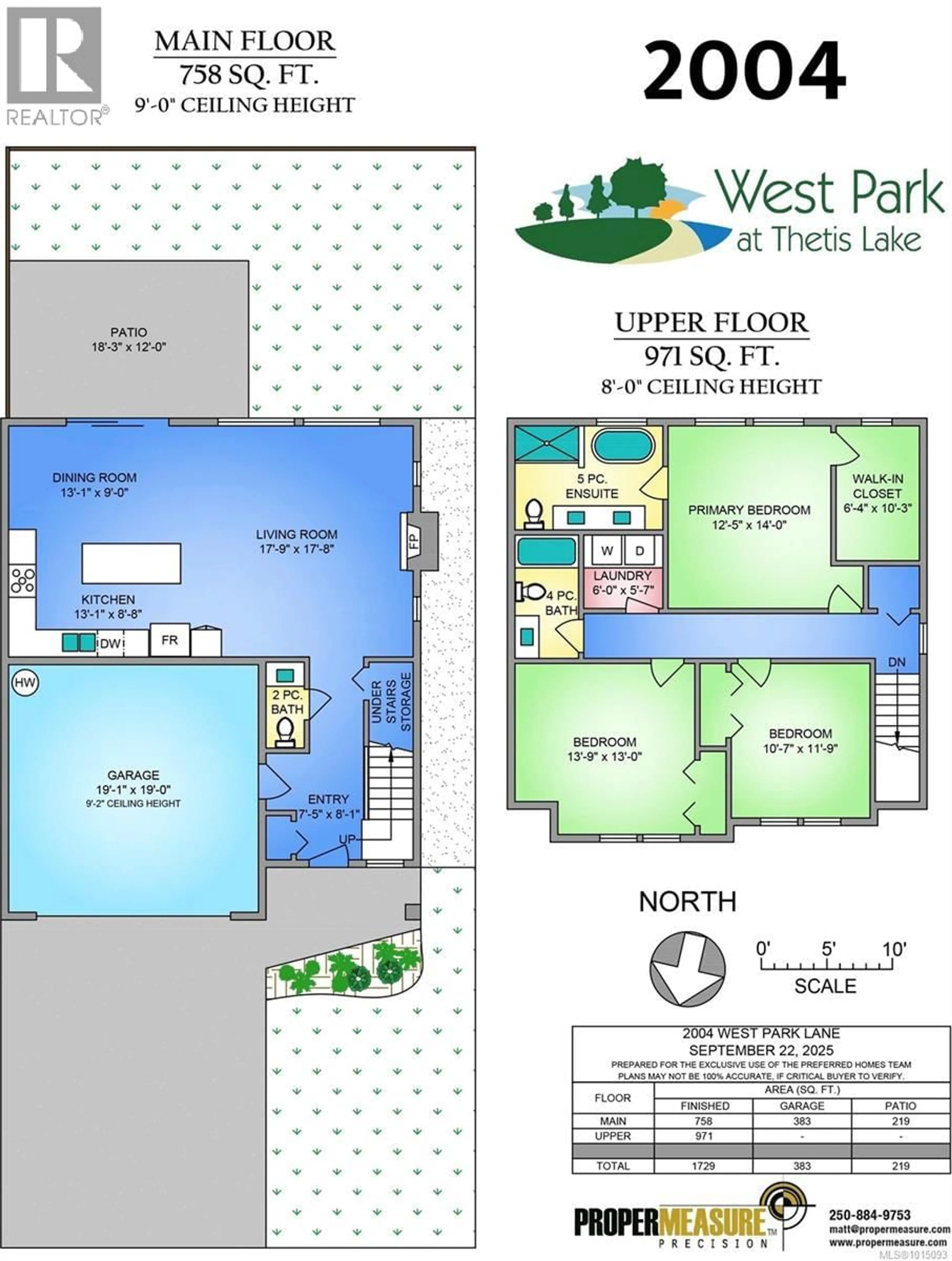 Floor plan for 2004 WEST PARK LANE, View Royal British Columbia V9B5Z2