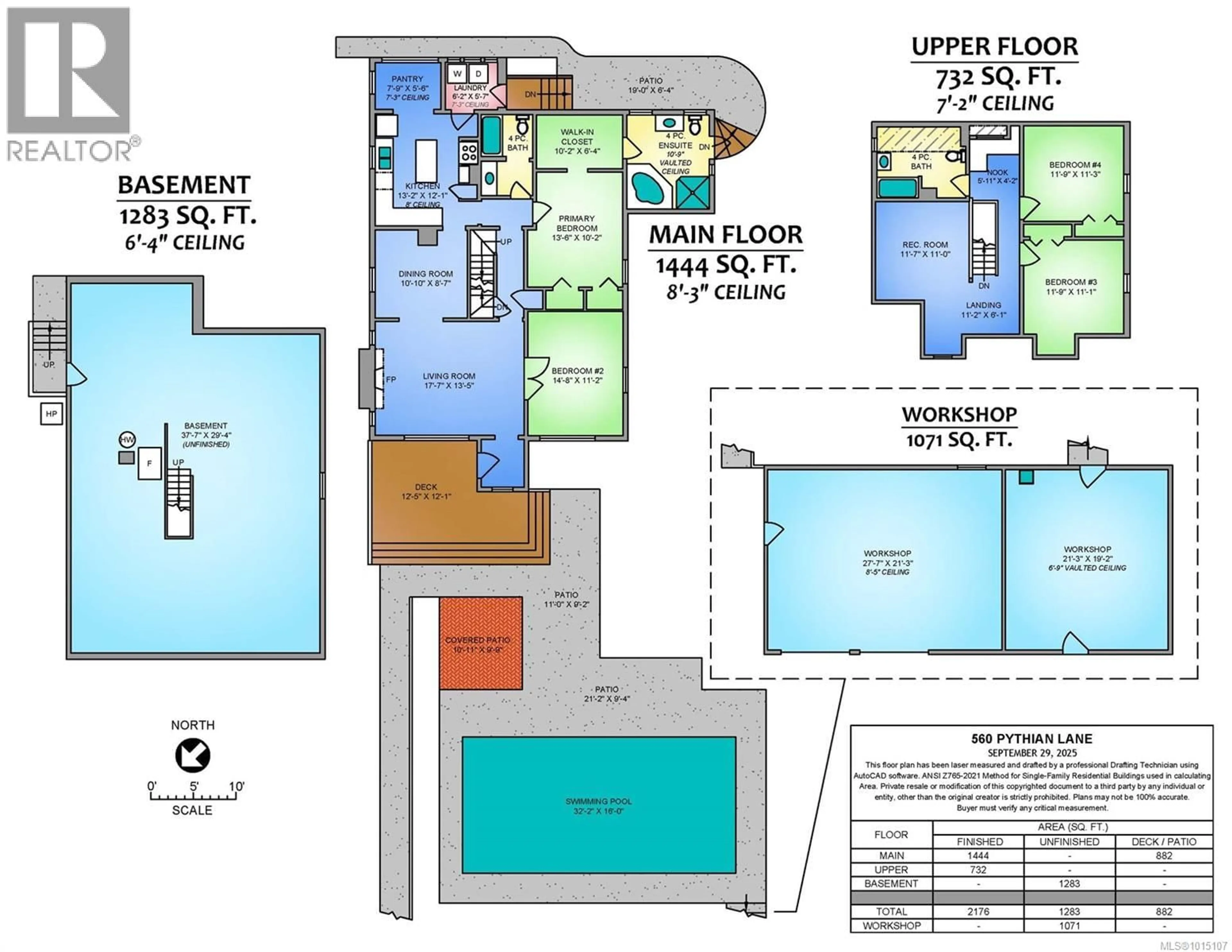 Floor plan for 560 PYTHIAN LANE, Nanaimo British Columbia V9G1L5