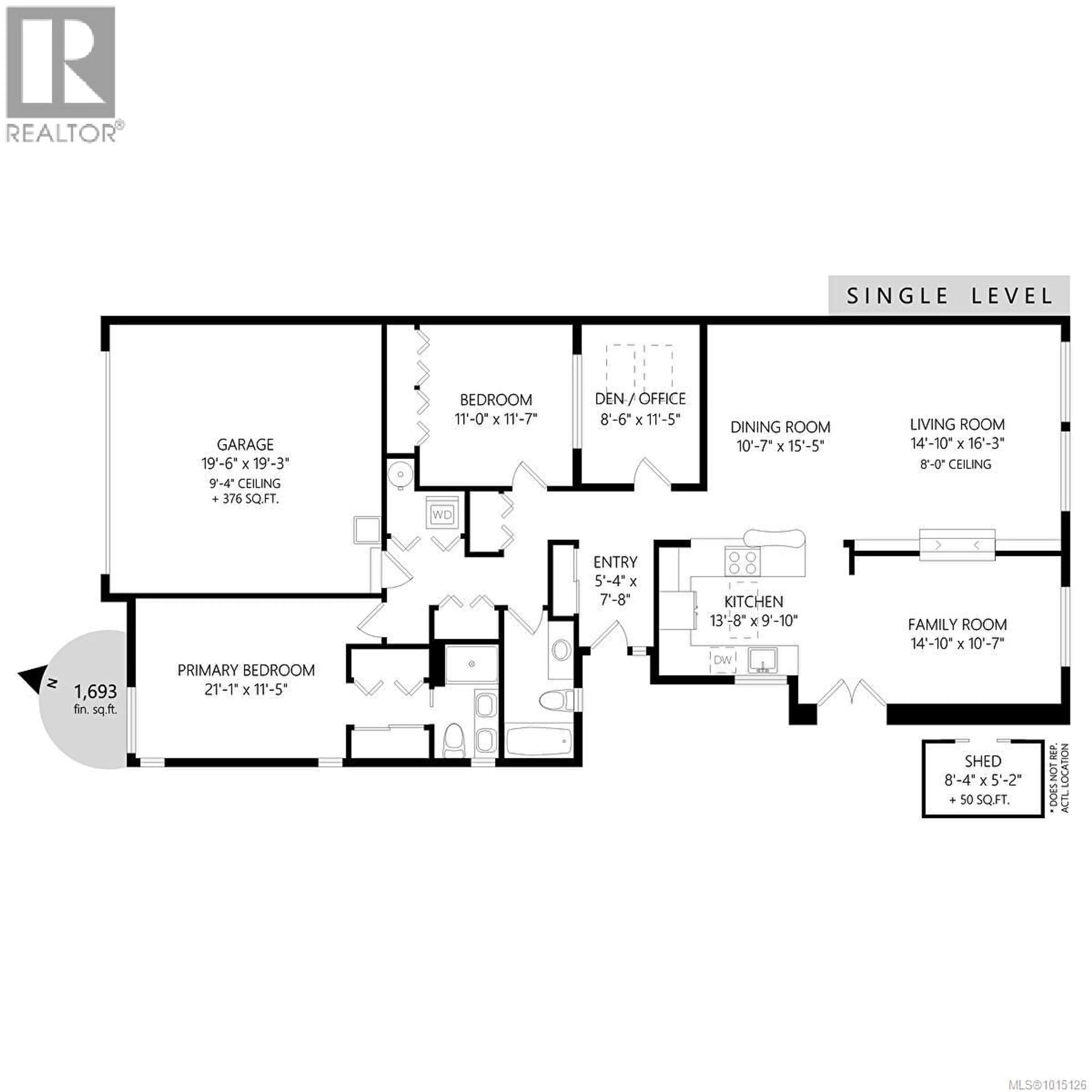 Floor plan for 1021 SCOTTSWOOD LANE, Saanich British Columbia V8Y2V1