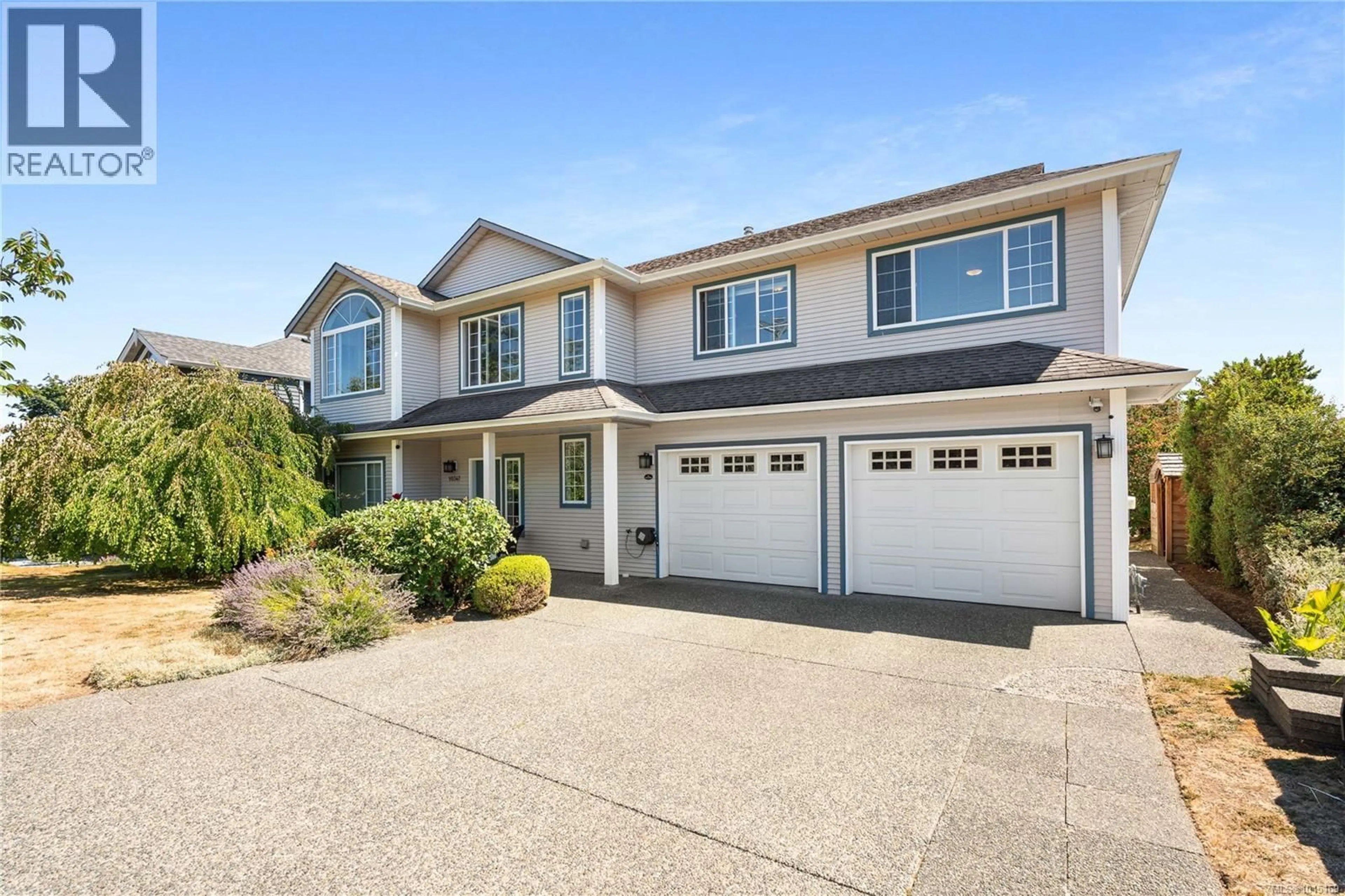 Home with vinyl exterior material, street for 10347 BOWERBANK ROAD, Sidney British Columbia V8L3L6