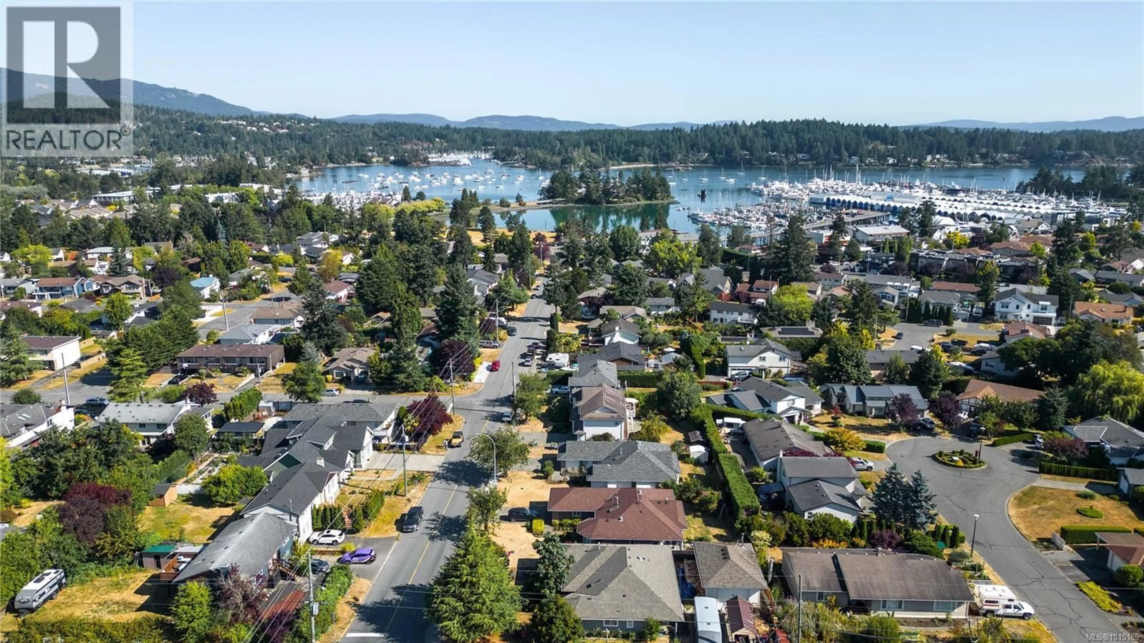 A pic from outside/outdoor area/front of a property/back of a property/a pic from drone, water/lake/river/ocean view for 10347 BOWERBANK ROAD, Sidney British Columbia V8L3L6