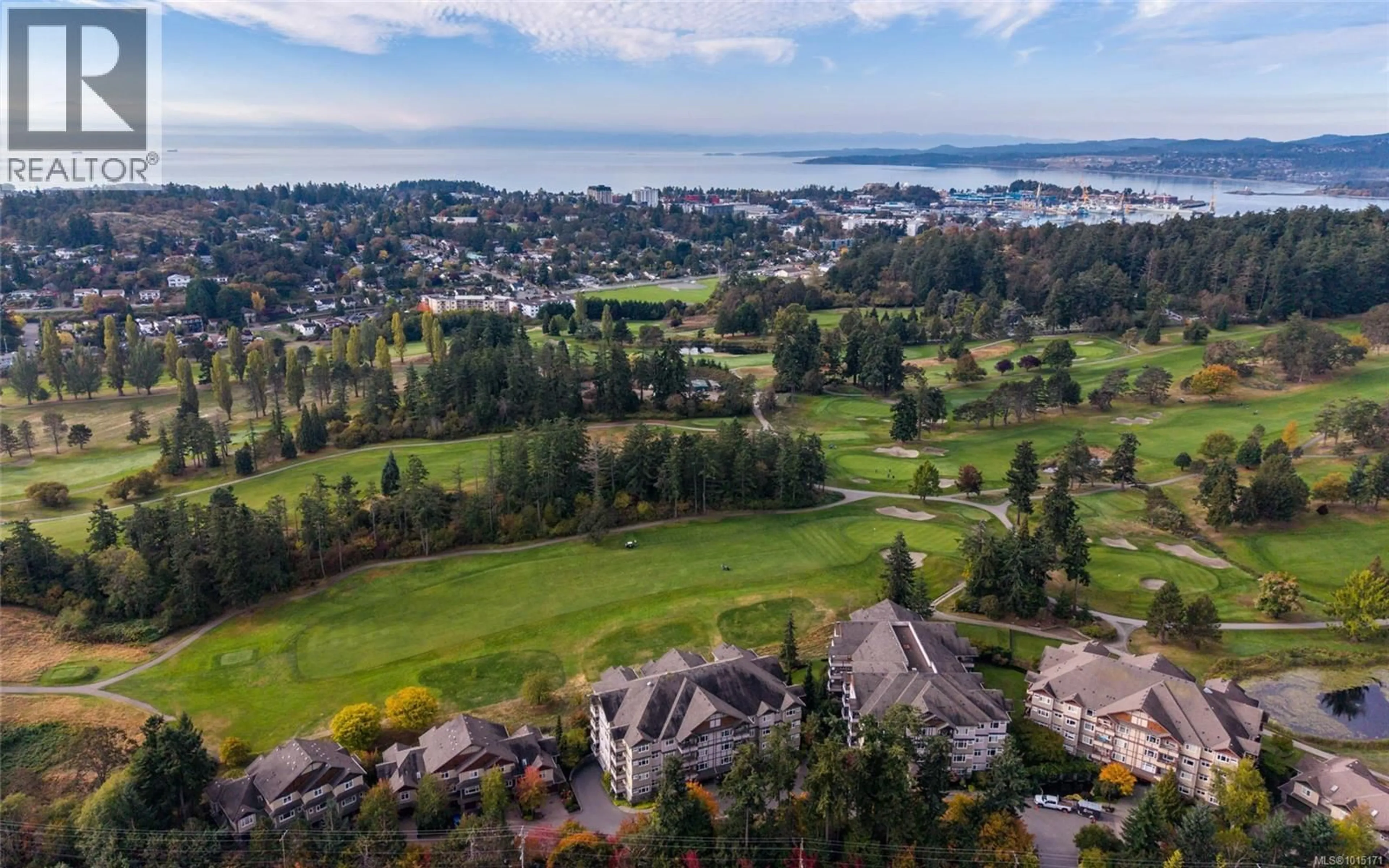 A pic from outside/outdoor area/front of a property/back of a property/a pic from drone, water/lake/river/ocean view for 403C - 1115 CRAIGFLOWER ROAD, Esquimalt British Columbia V9A7R1