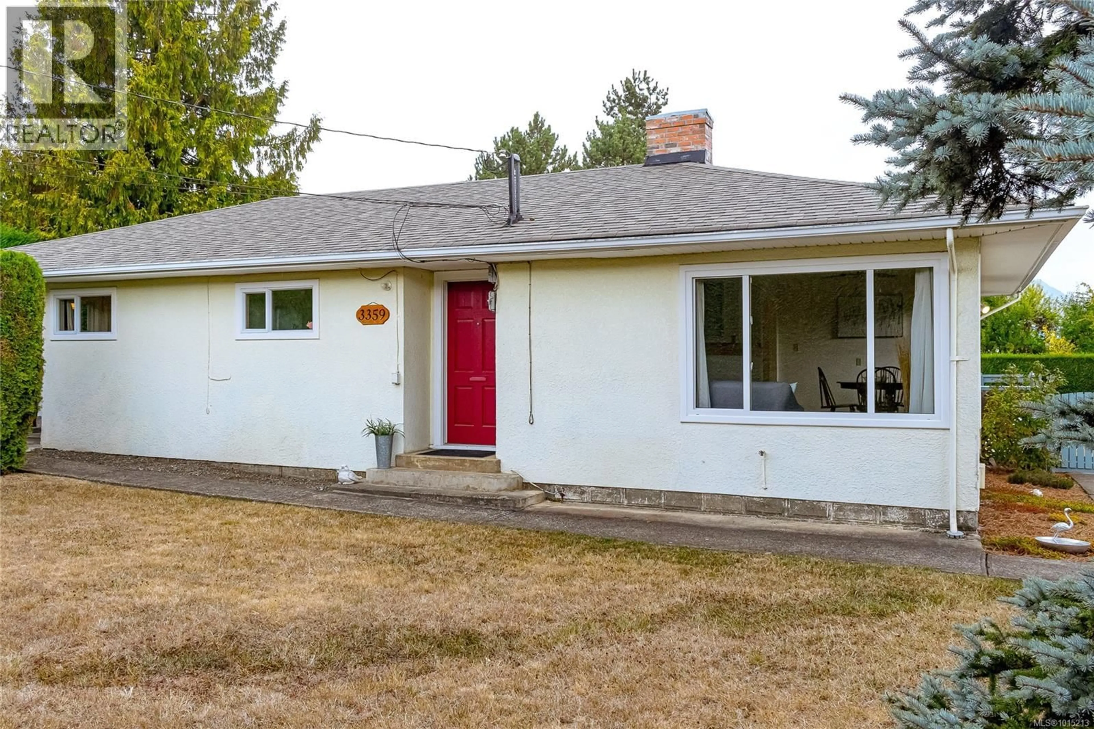 Home with vinyl exterior material, street for 3359 COWICHAN LAKE ROAD, Lake Cowichan British Columbia V9L4C4