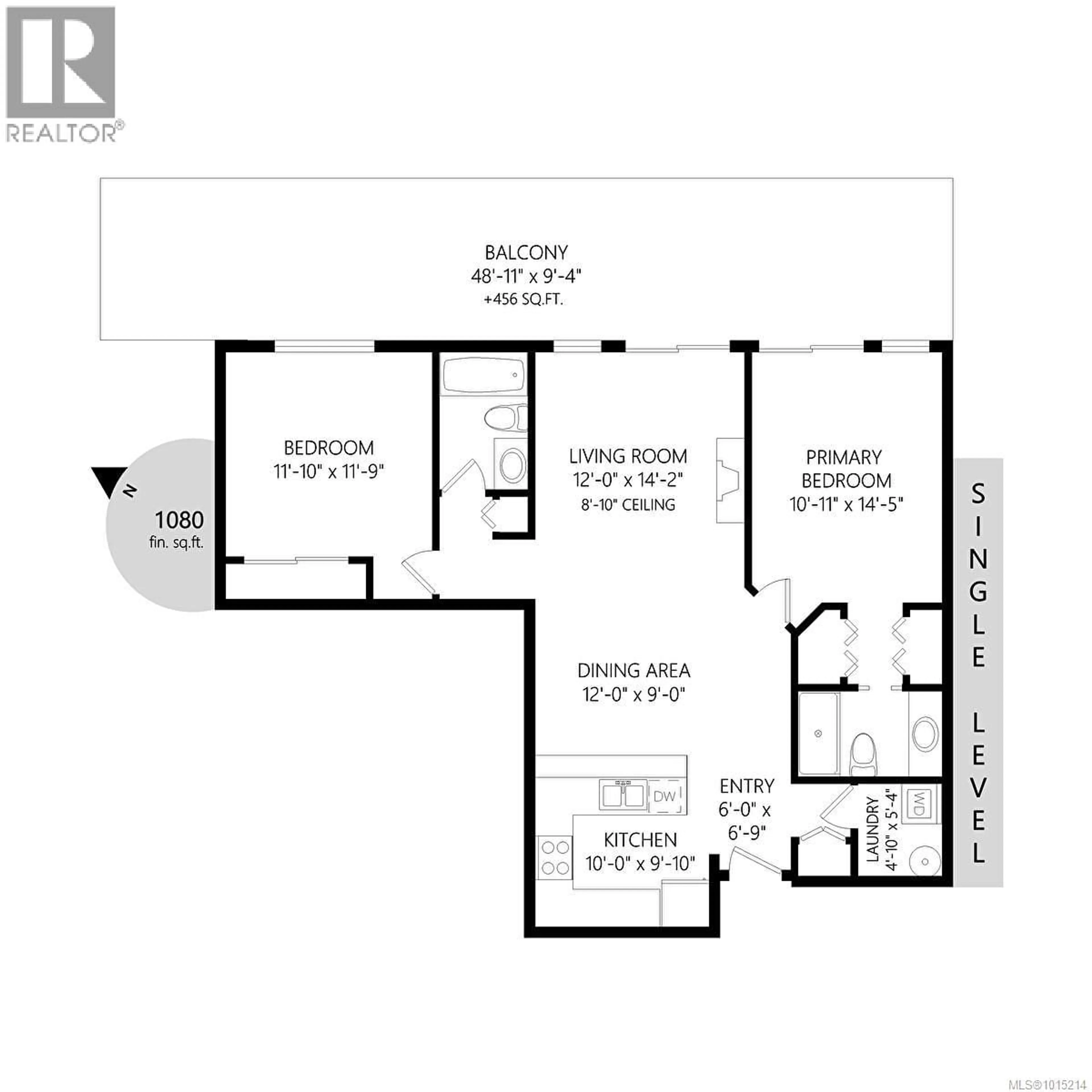 Floor plan for 203 - 2881 PEATT ROAD, Langford British Columbia V9B3V7