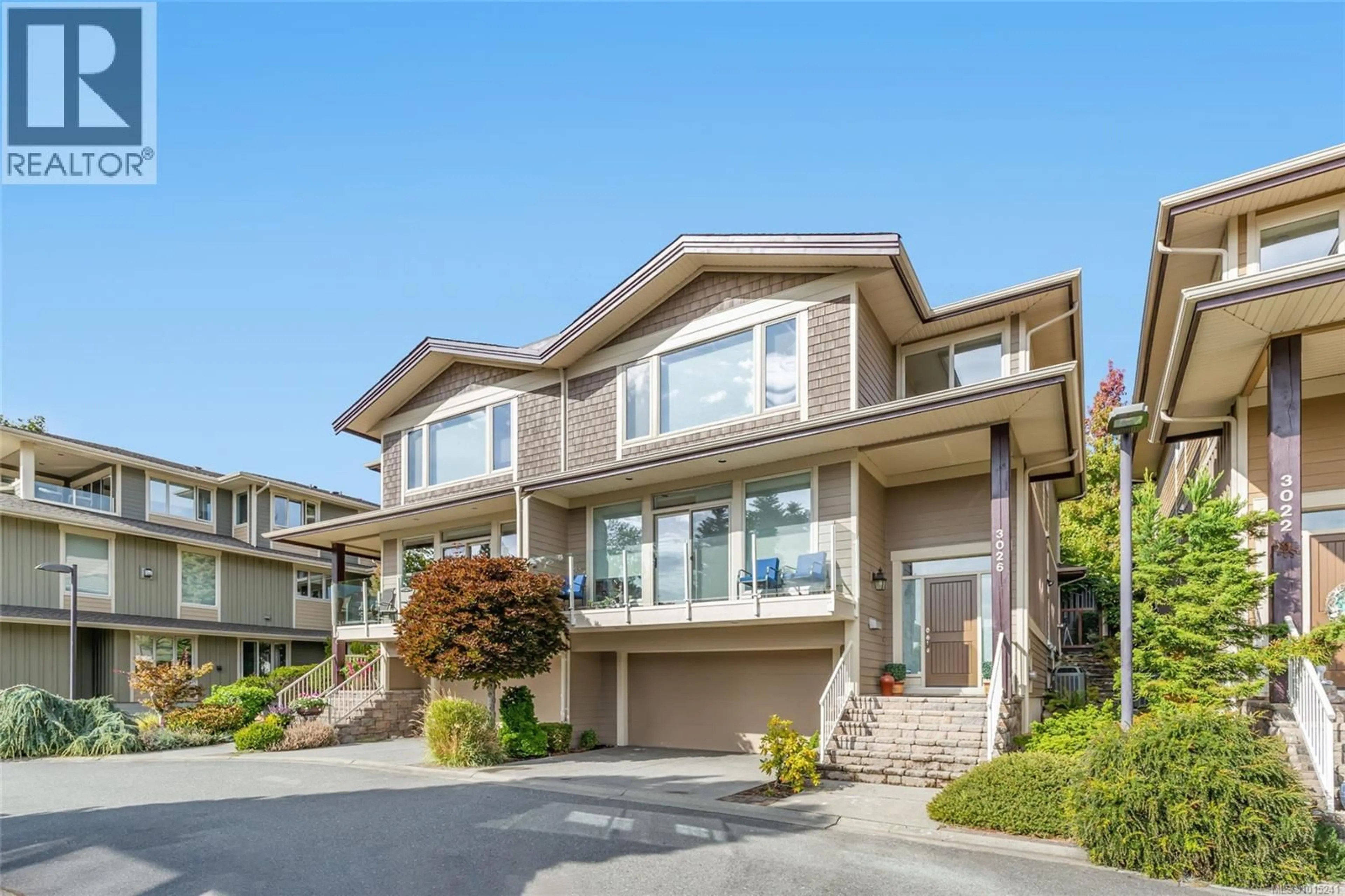 Home with vinyl exterior material, street for 3026 WATERSTONE WAY, Nanaimo British Columbia V9T6S8