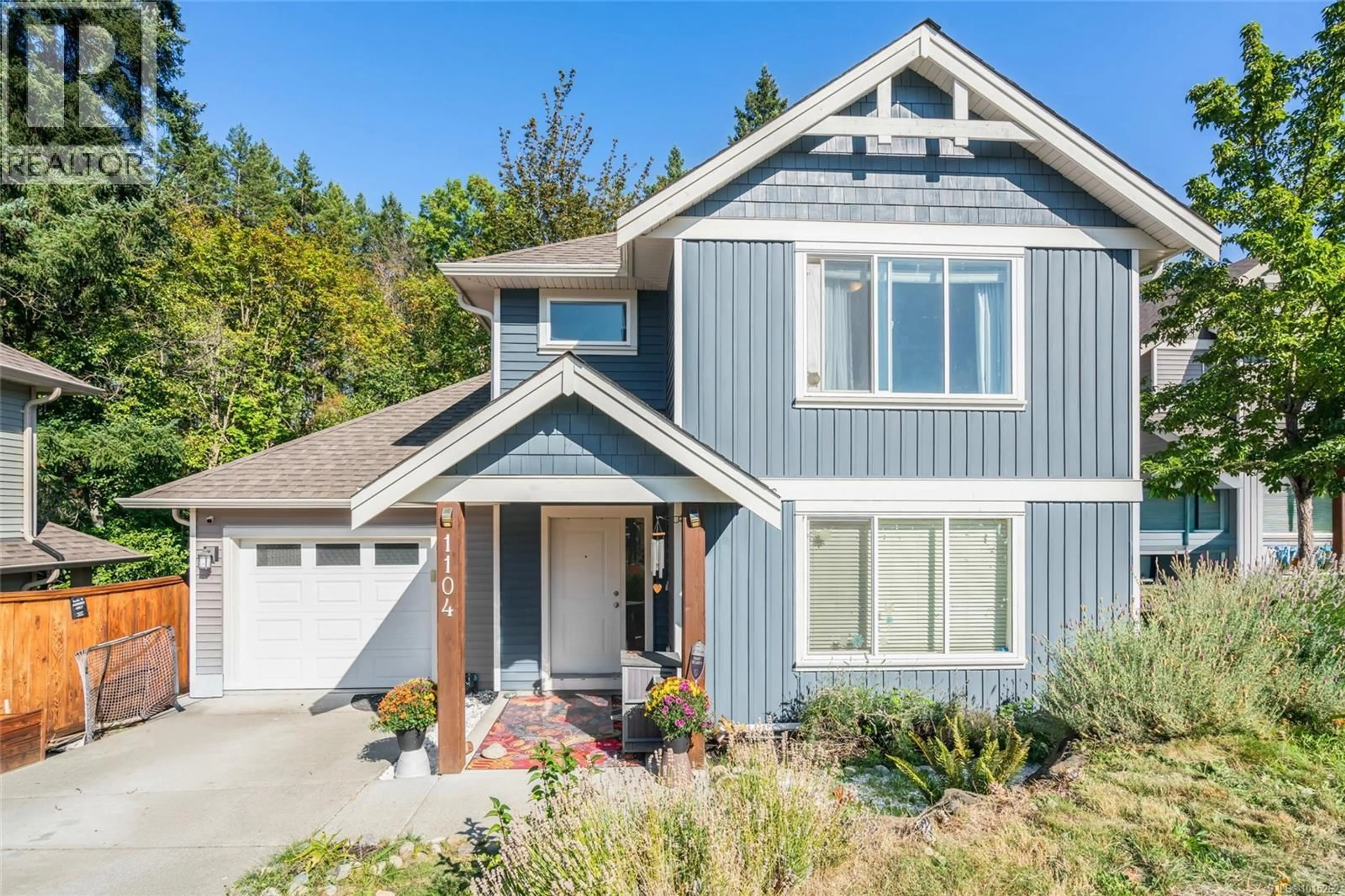 Home with vinyl exterior material, street for 1104 TIMBERWOOD DRIVE, Nanaimo British Columbia V9R0H2