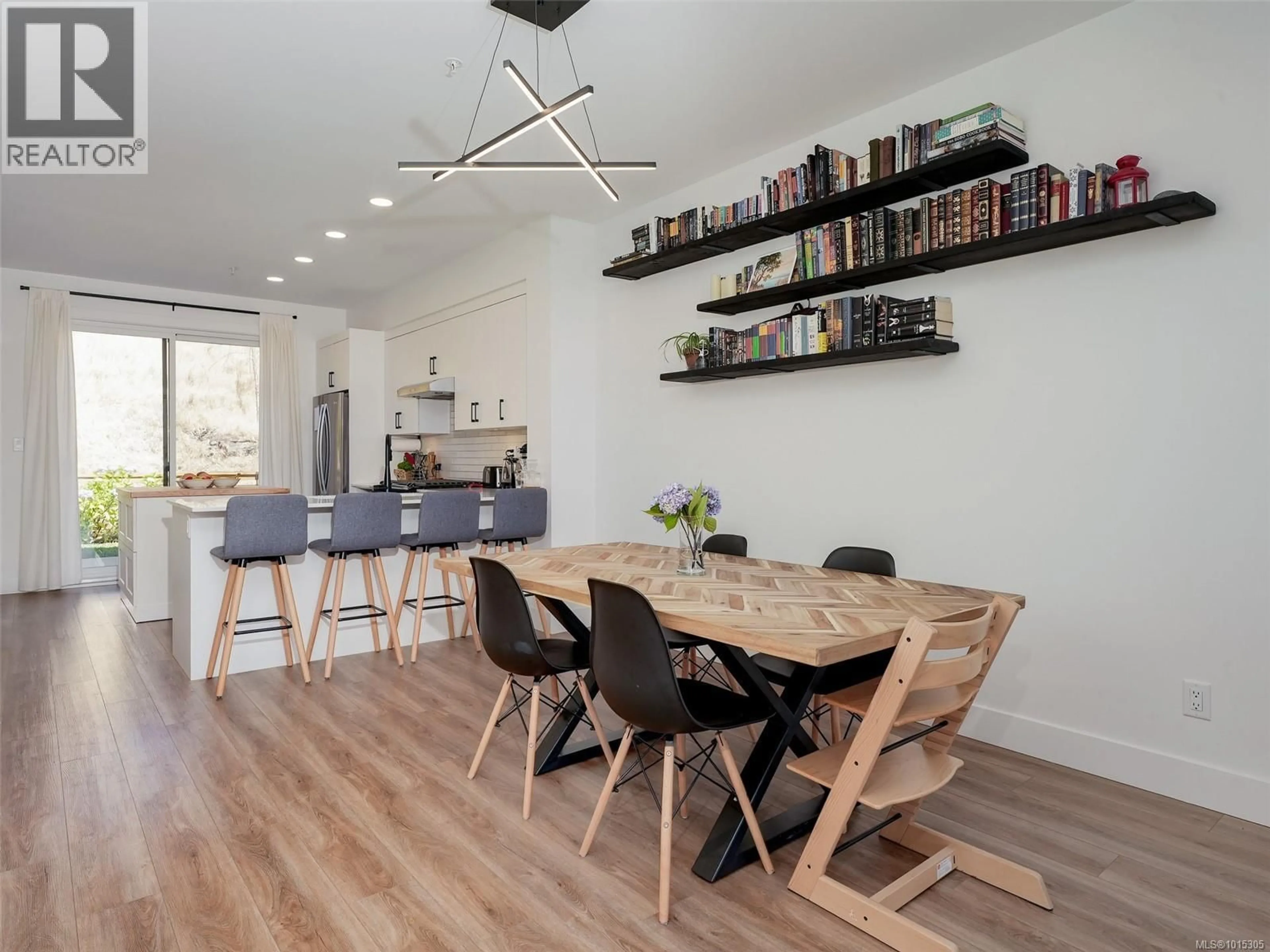 Open concept kitchen, wood/laminate floor for 21 - 255 CASPIAN DRIVE, Colwood British Columbia V9C0R9