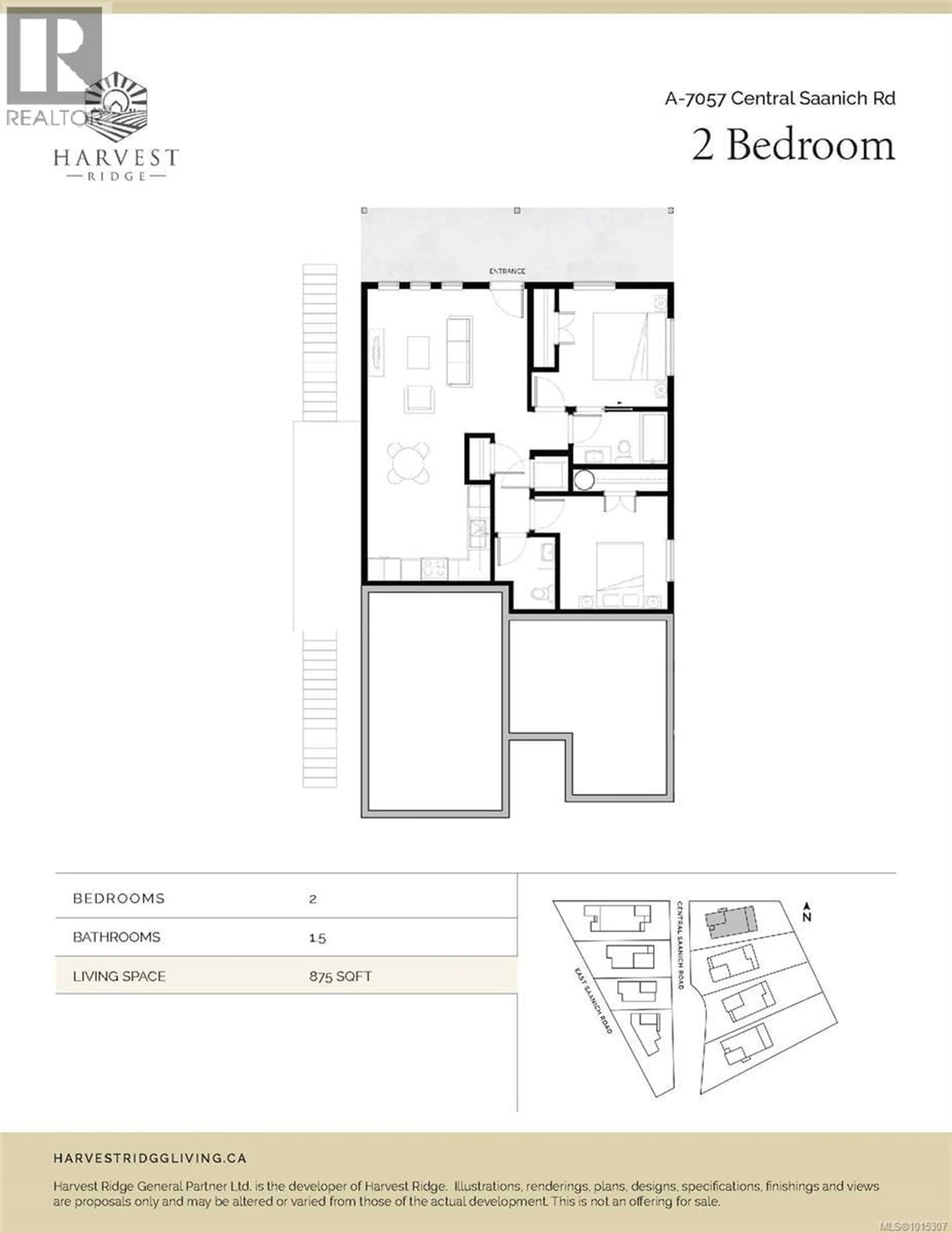 Floor plan for A - 7057 CENTRAL SAANICH ROAD, Central Saanich British Columbia V8M1Y3
