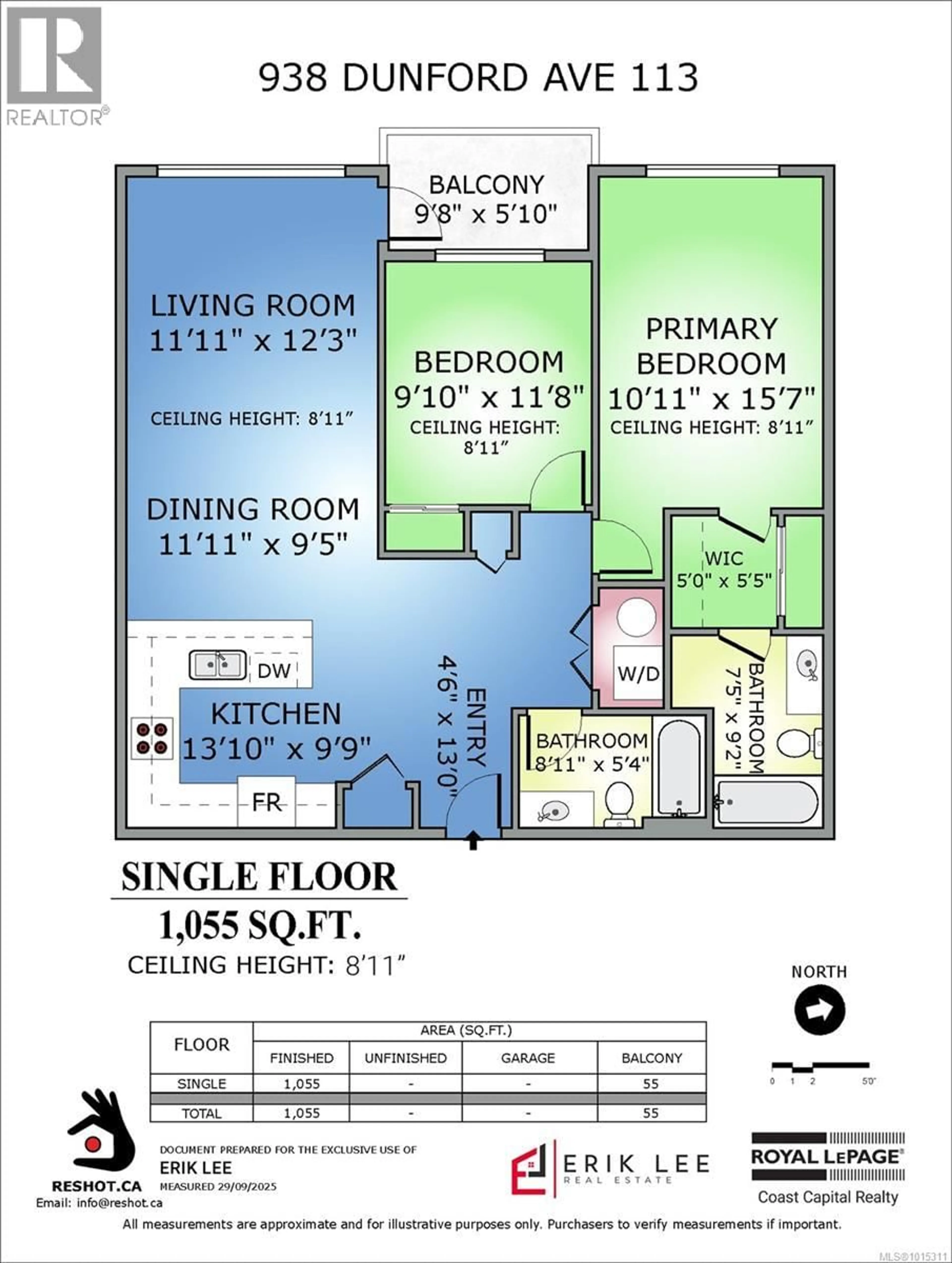 Floor plan for 113 - 938 DUNFORD AVENUE, Langford British Columbia V9B0M2
