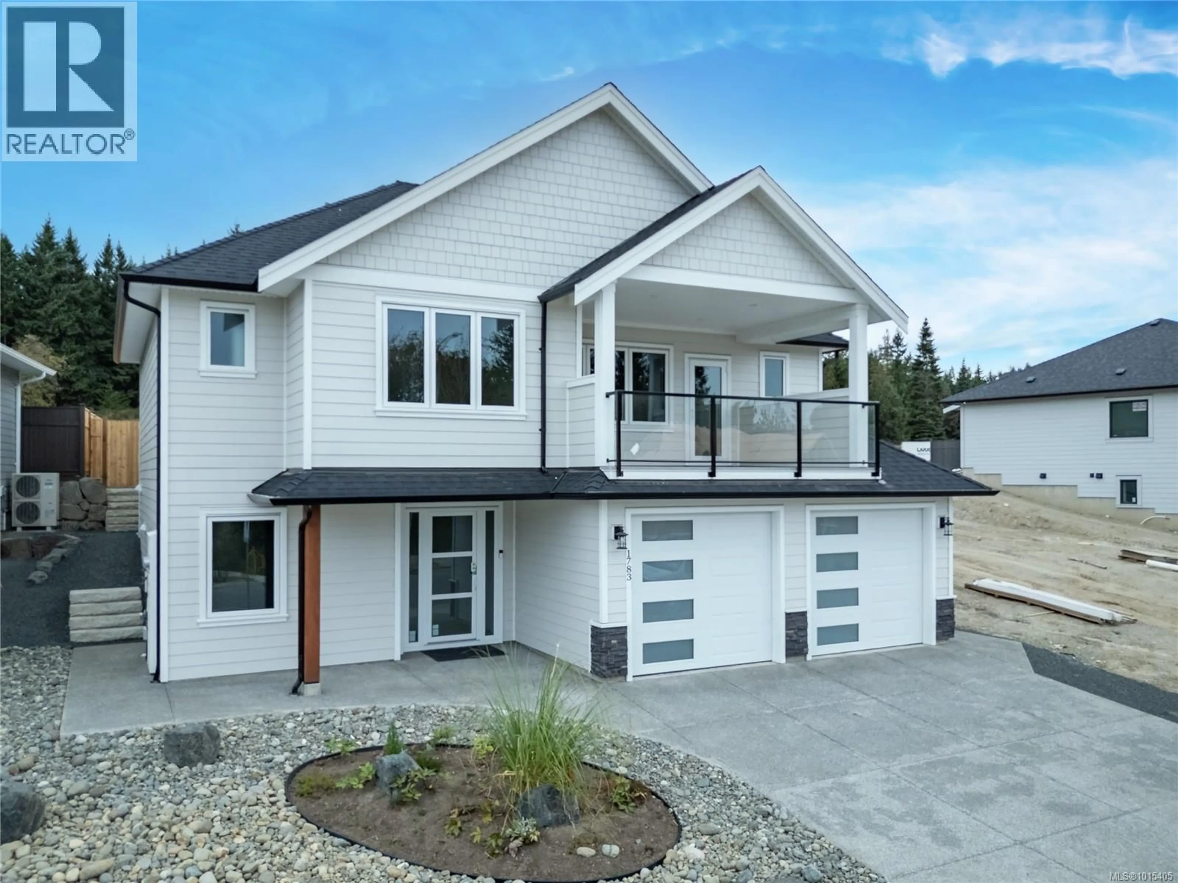 Home with vinyl exterior material, street for 1783 CROWN ISLE BOULEVARD, Courtenay British Columbia V9N9X5