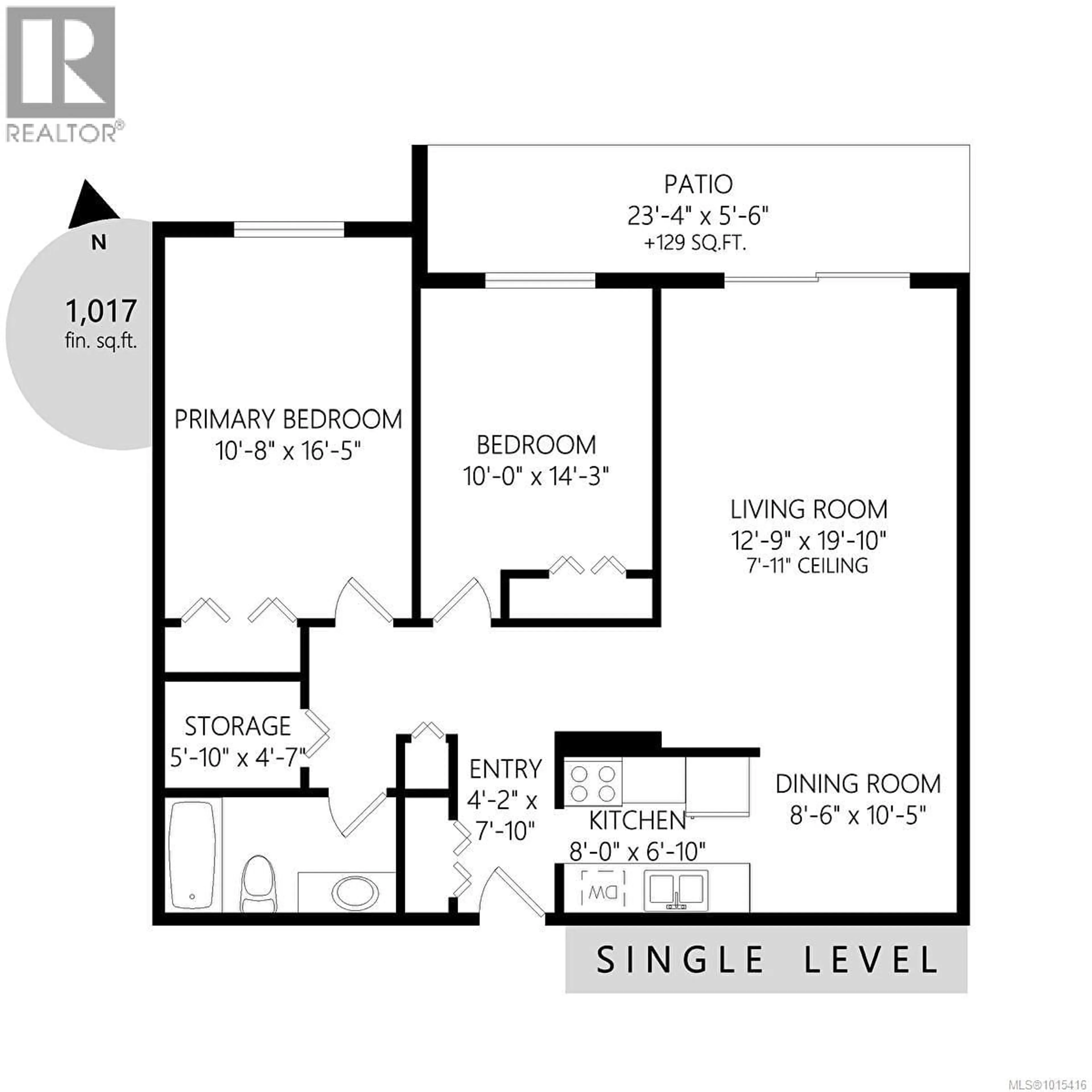 Floor plan for 110 - 130 SUNNINGDALE ROAD EAST, Qualicum Beach British Columbia V9K1P6