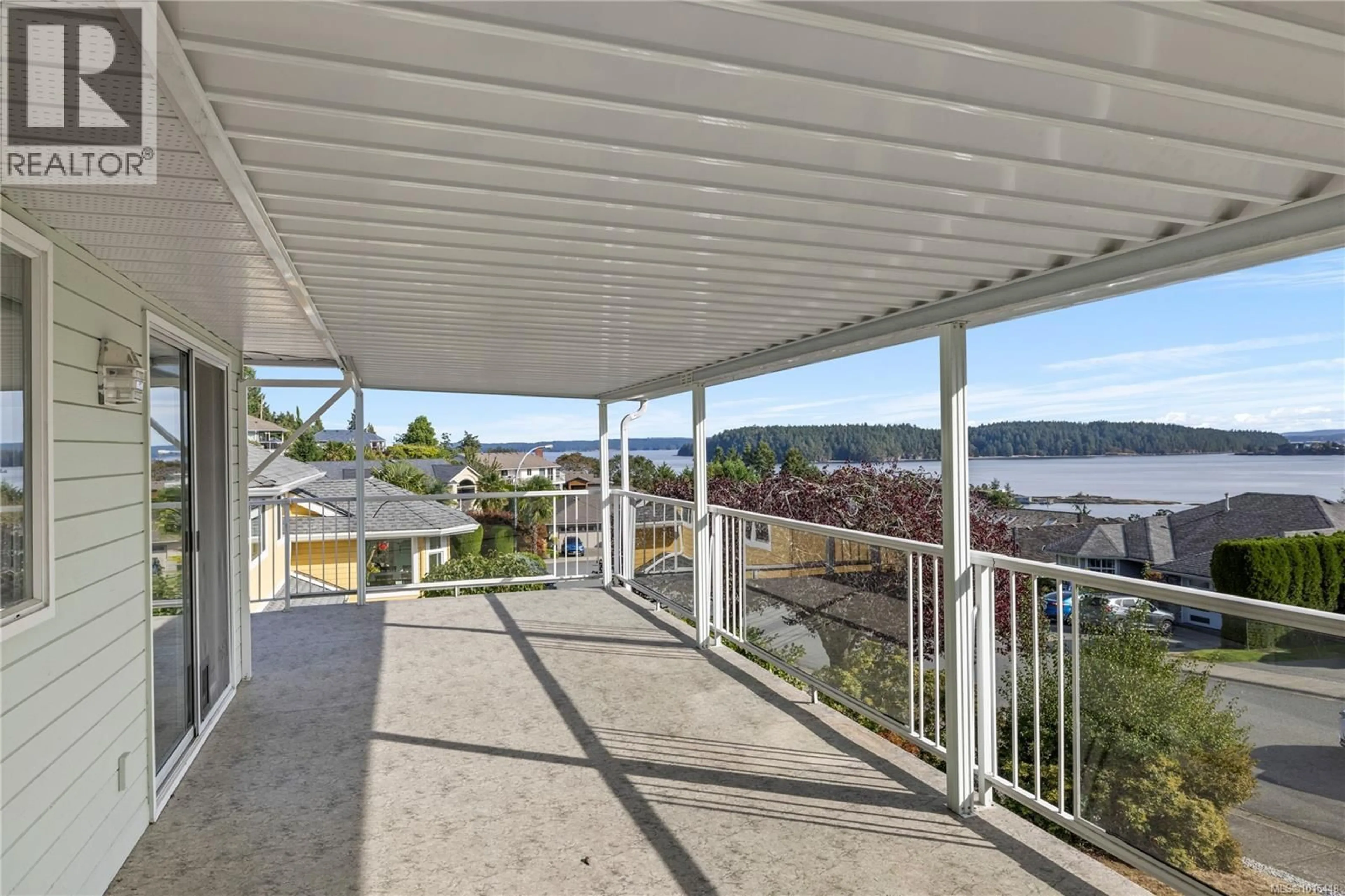 Patio, water/lake/river/ocean view for 1454 ROSE ANN DRIVE, Nanaimo British Columbia V9T4K8