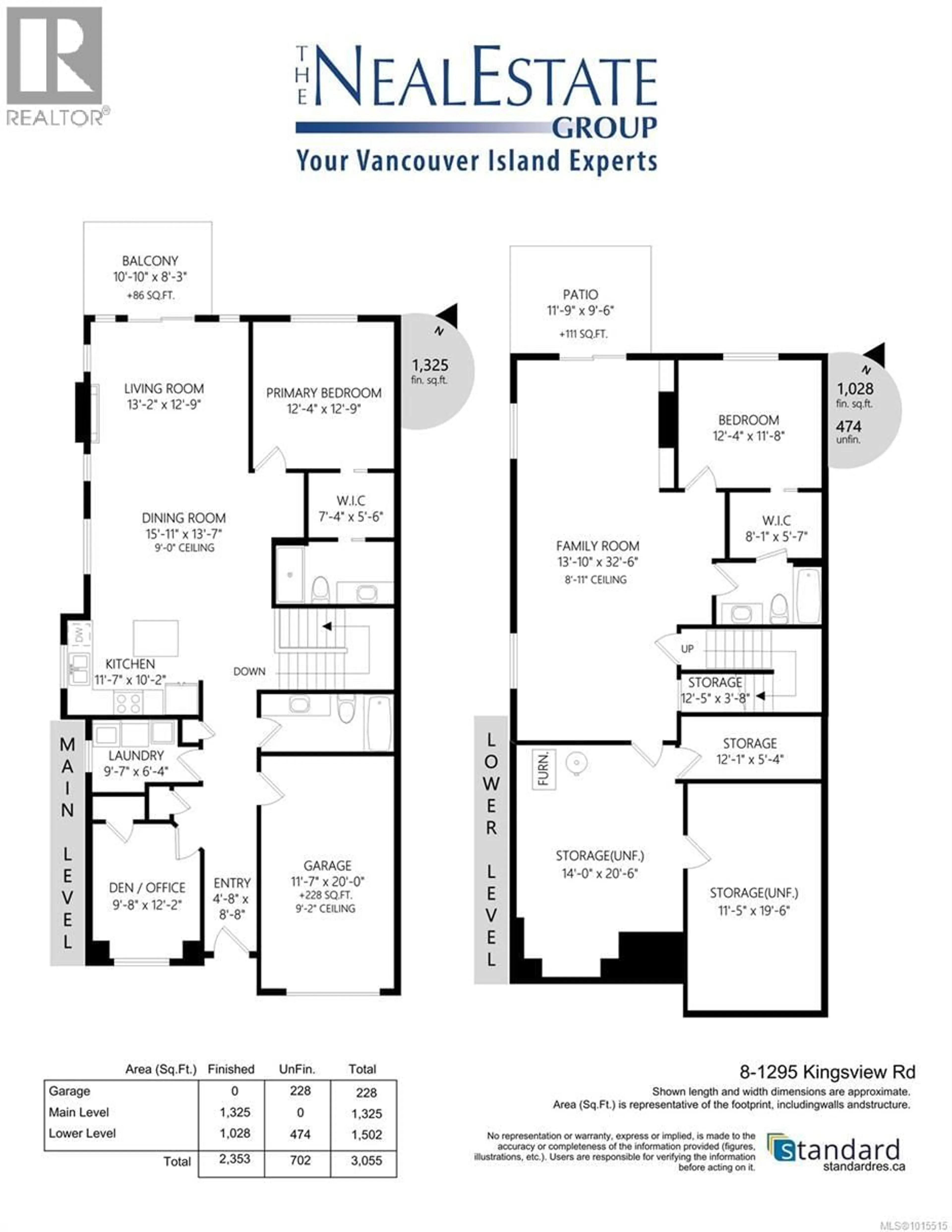 Floor plan for 8 - 1295 KINGSVIEW ROAD, Duncan British Columbia V9L0B3