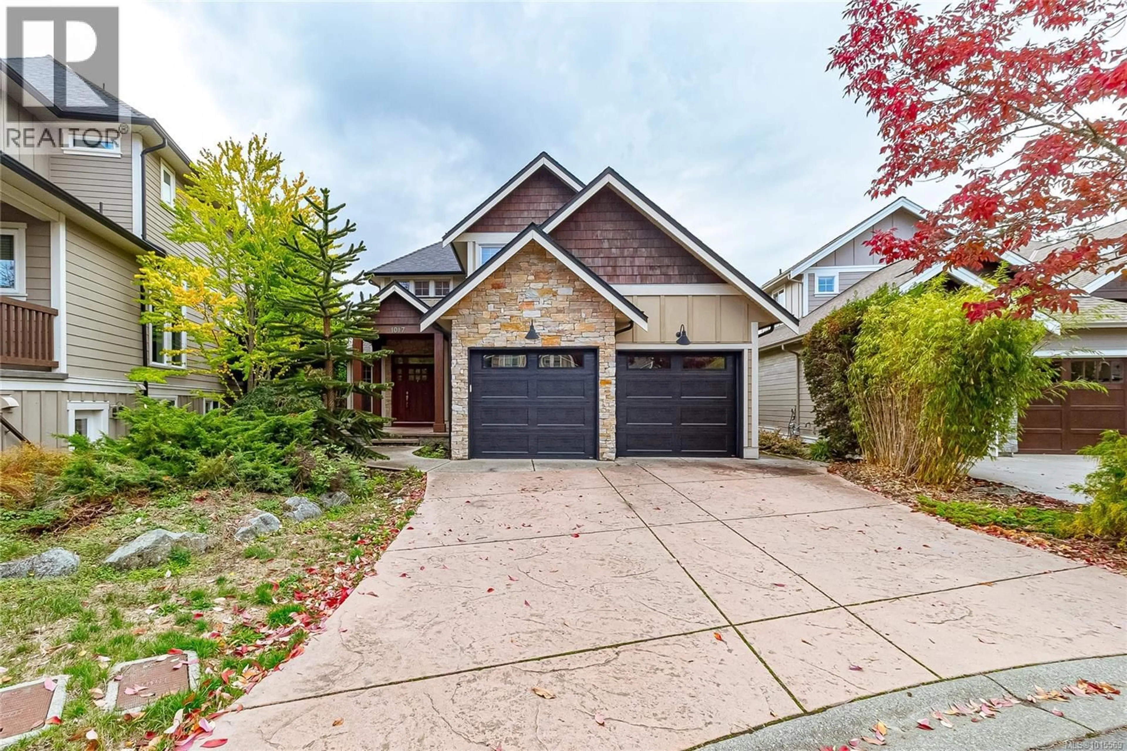 Home with brick exterior material, street for 1017 GRAPHITE PLACE, Langford British Columbia V9B0G8