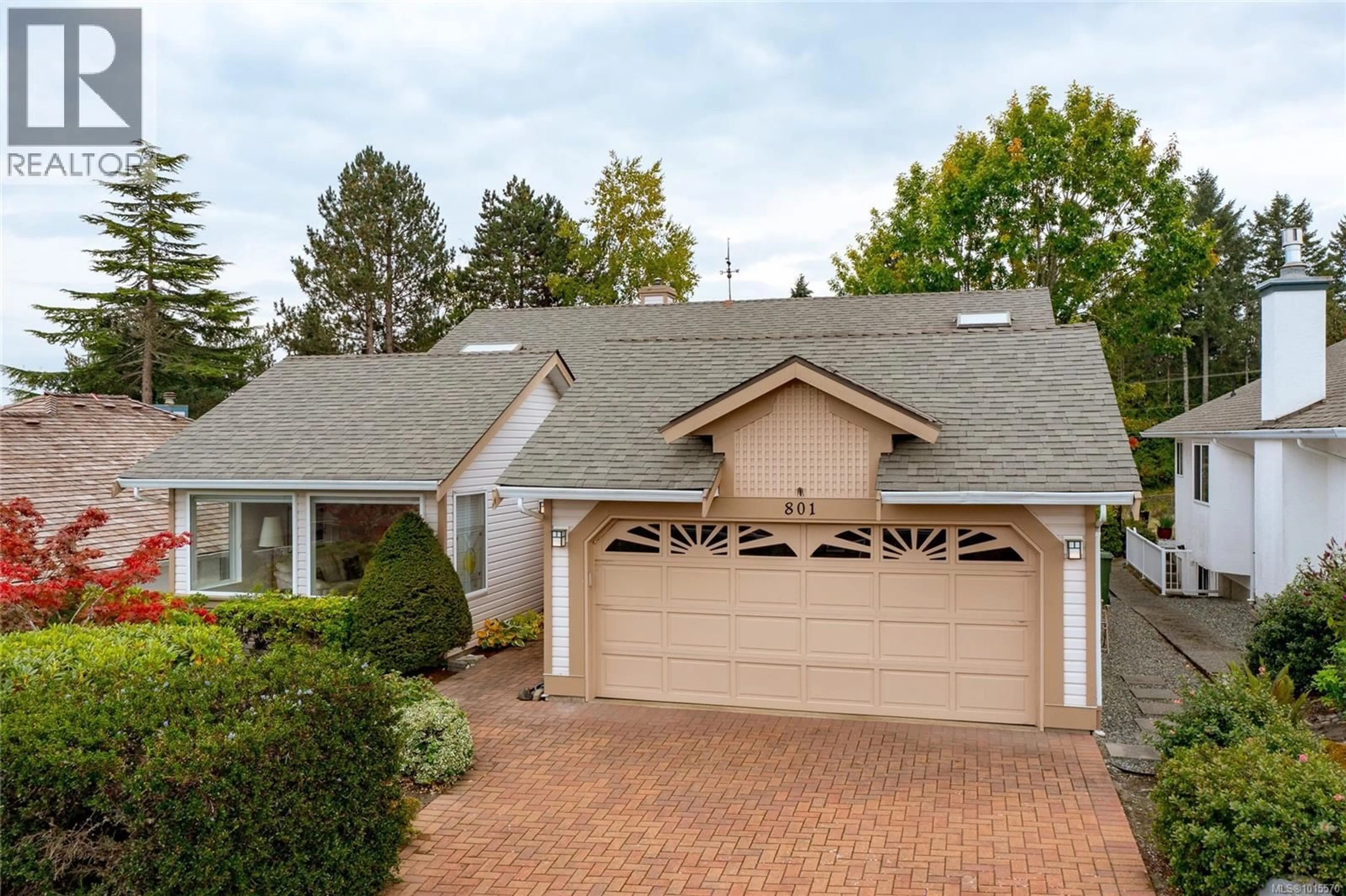 Home with brick exterior material, street for 801 COUNTRY CLUB DRIVE, Cobble Hill British Columbia V8H0K8