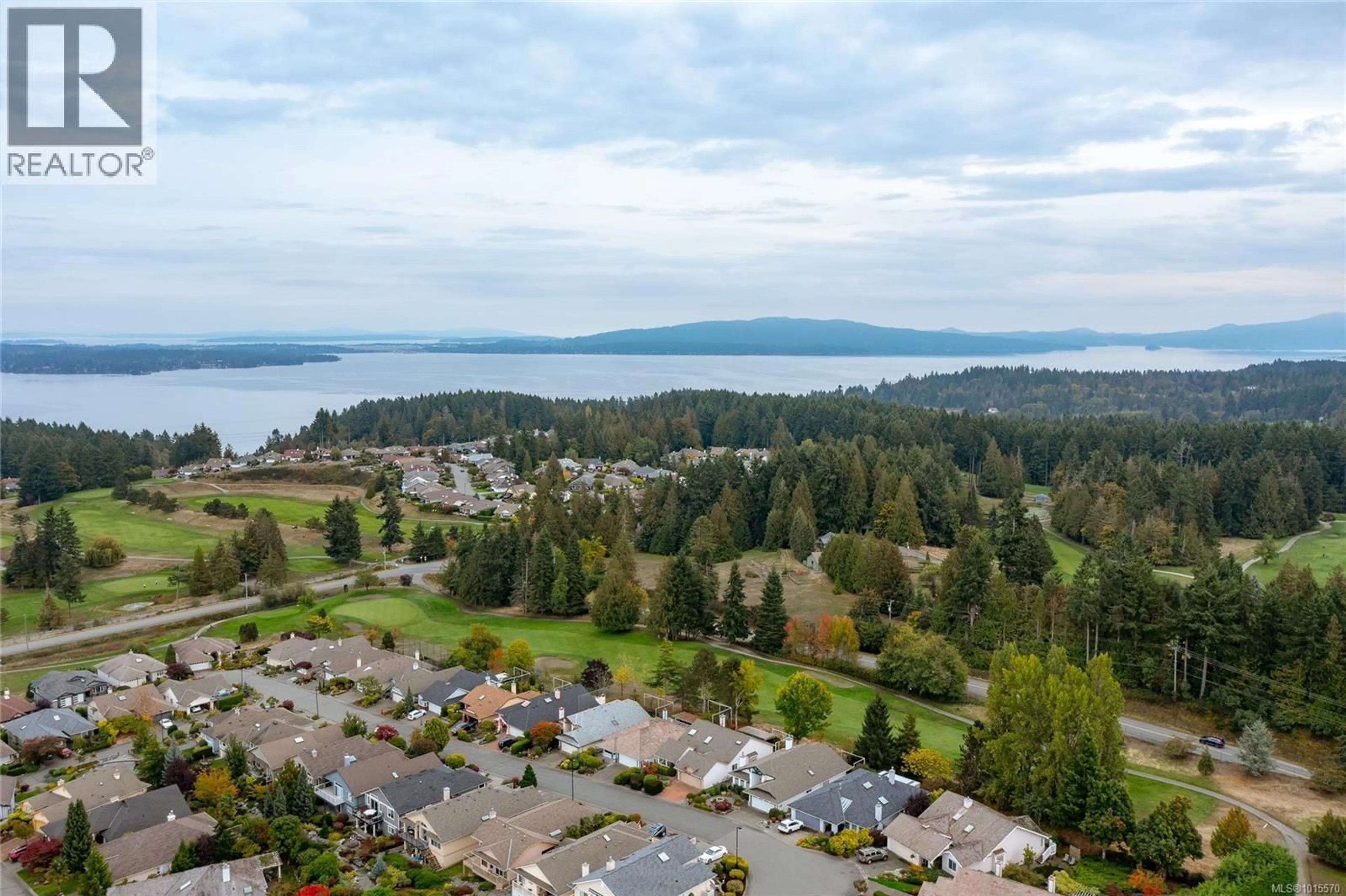 A pic from outside/outdoor area/front of a property/back of a property/a pic from drone, water/lake/river/ocean view for 801 COUNTRY CLUB DRIVE, Cobble Hill British Columbia V8H0K8
