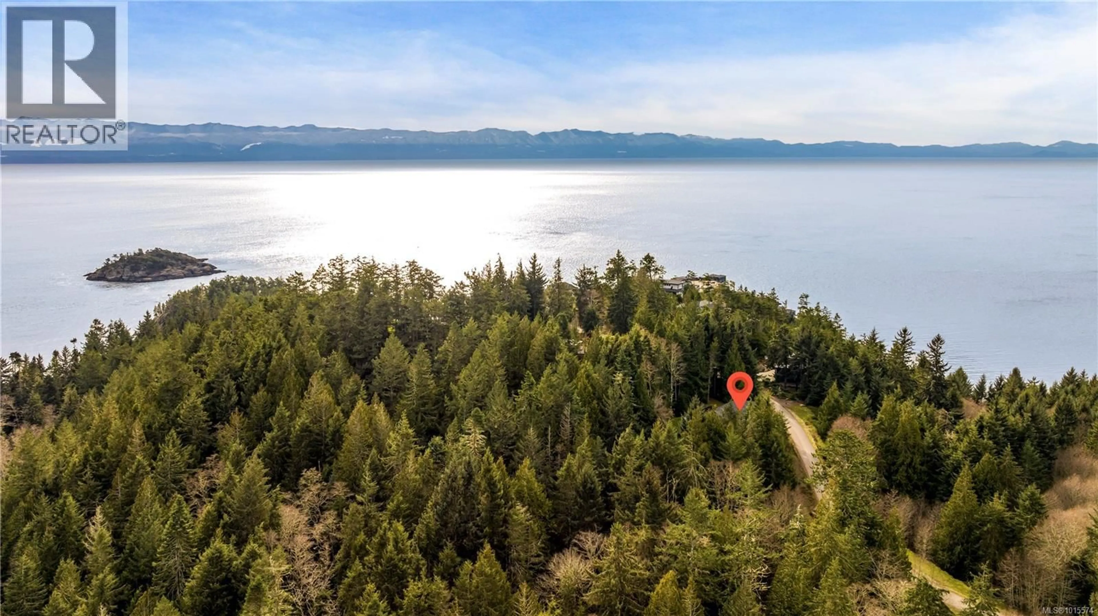 A pic from outside/outdoor area/front of a property/back of a property/a pic from drone, water/lake/river/ocean view for 7405 THORNTON HEIGHTS, Sooke British Columbia V9Z1L8