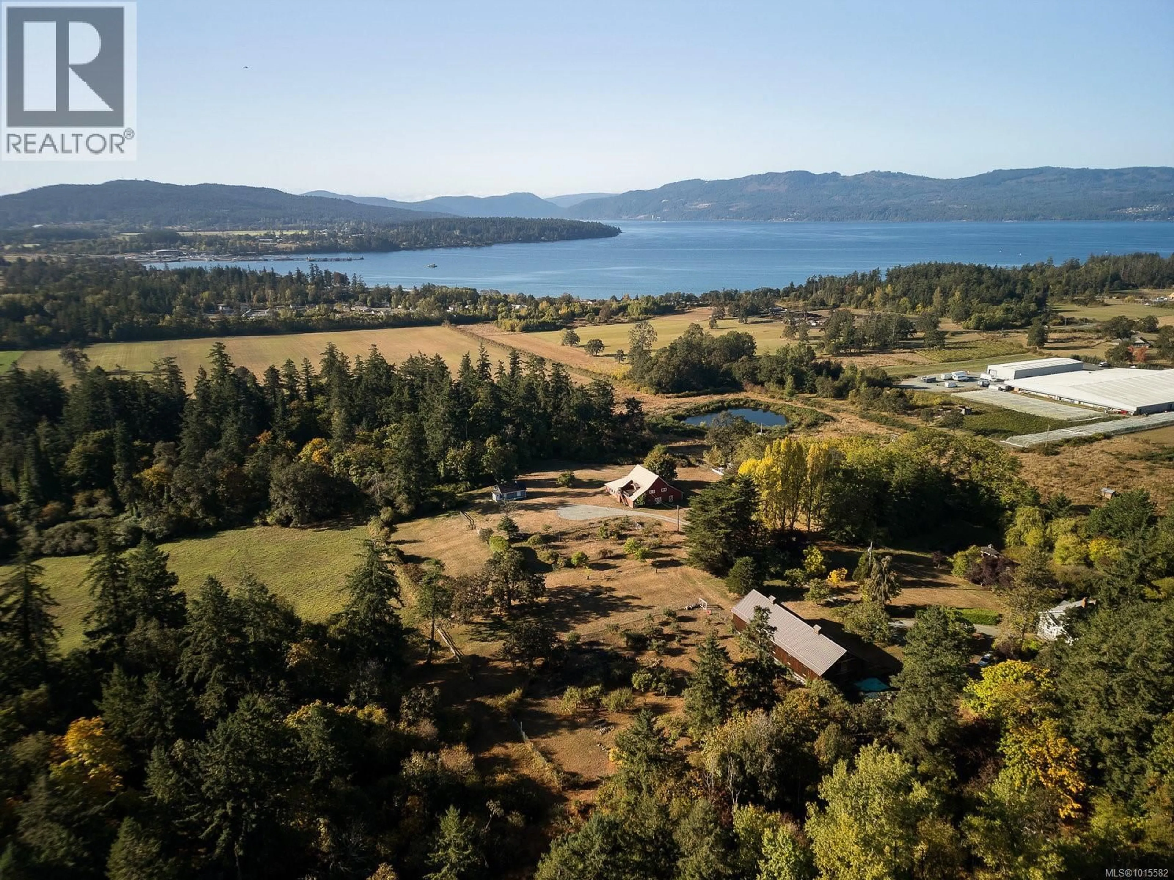 A pic from outside/outdoor area/front of a property/back of a property/a pic from drone, water/lake/river/ocean view for 1175 WAIN ROAD, North Saanich British Columbia V8L5V1