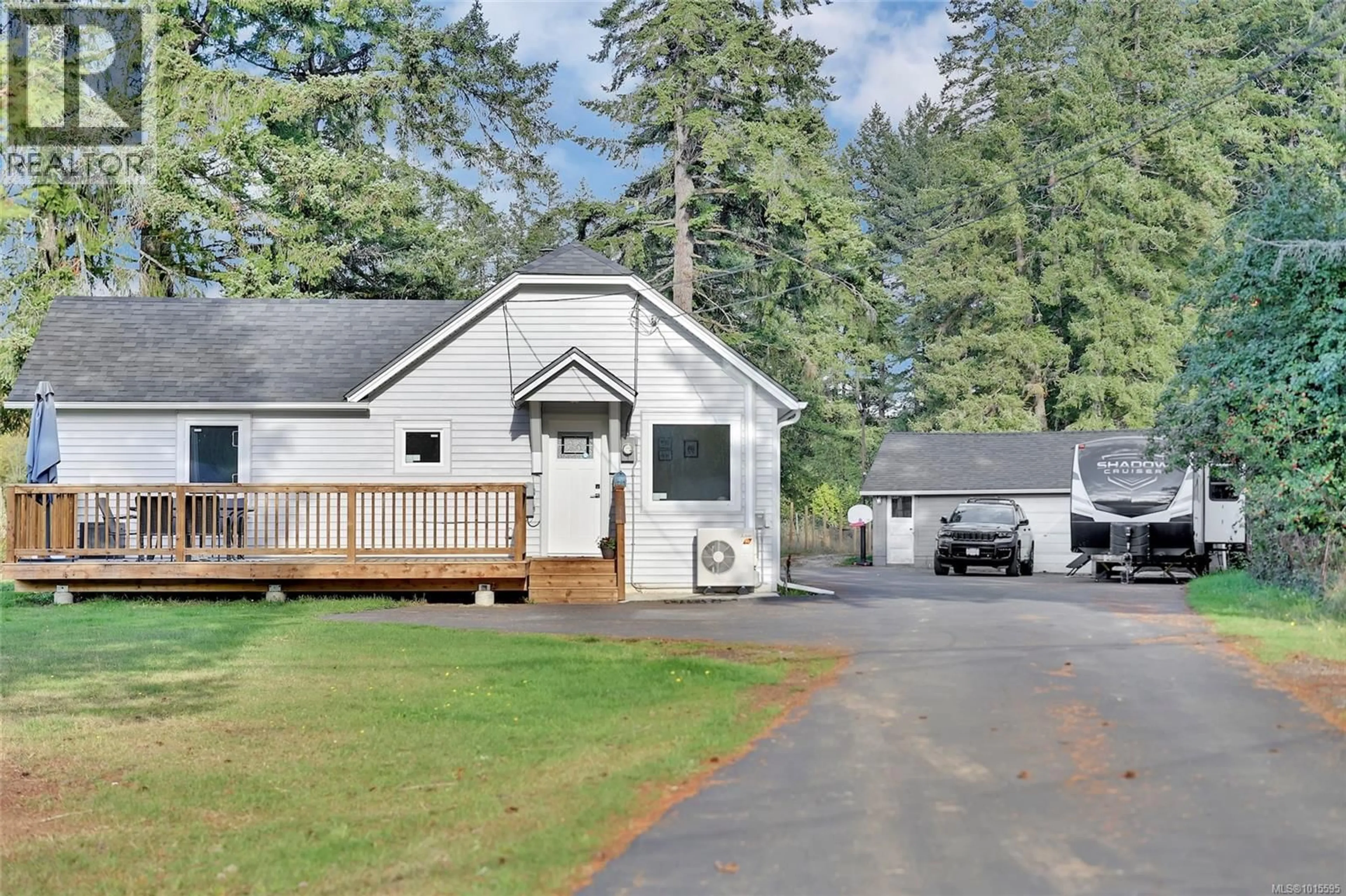 A pic from outside/outdoor area/front of a property/back of a property/a pic from drone, street for 5739 BEAVER CREEK ROAD, Port Alberni British Columbia V9Y8X5