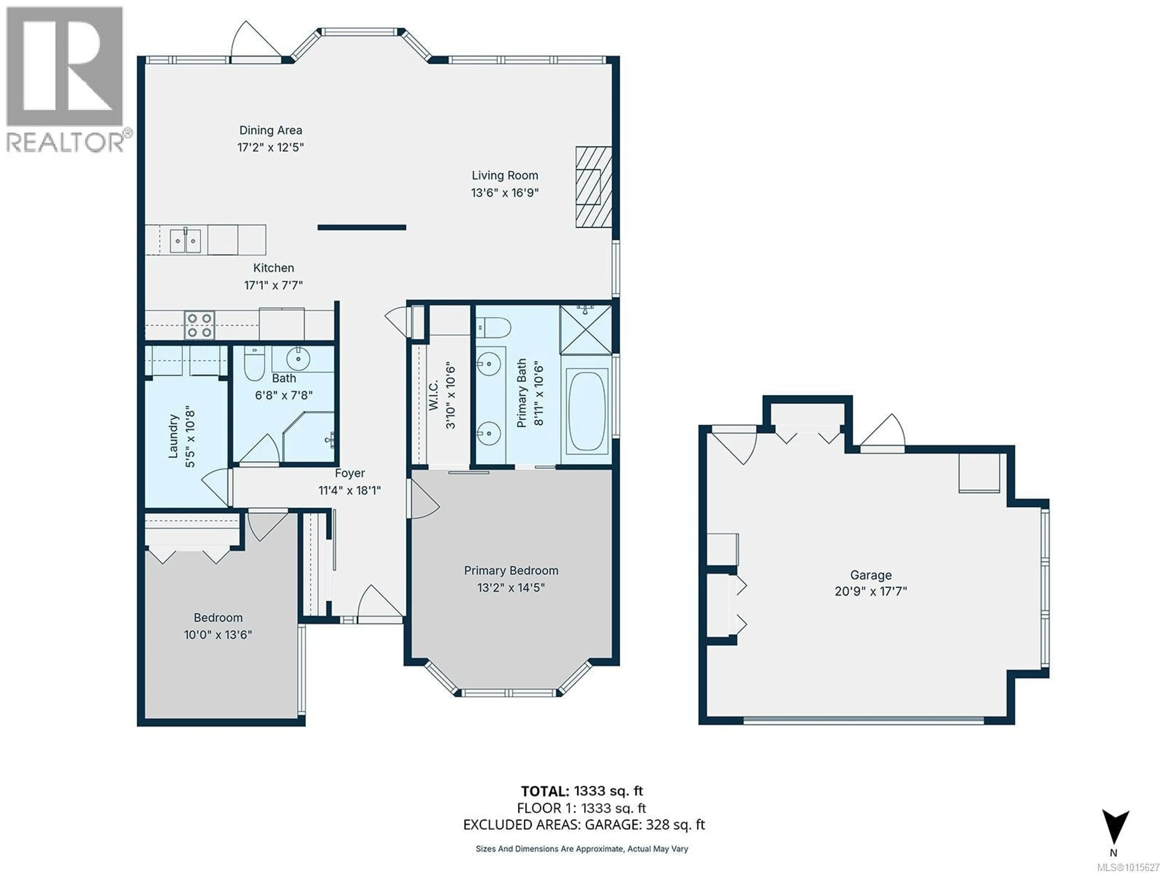Floor plan for 15 - 500 CORFIELD STREET, Parksville British Columbia V9P0A8