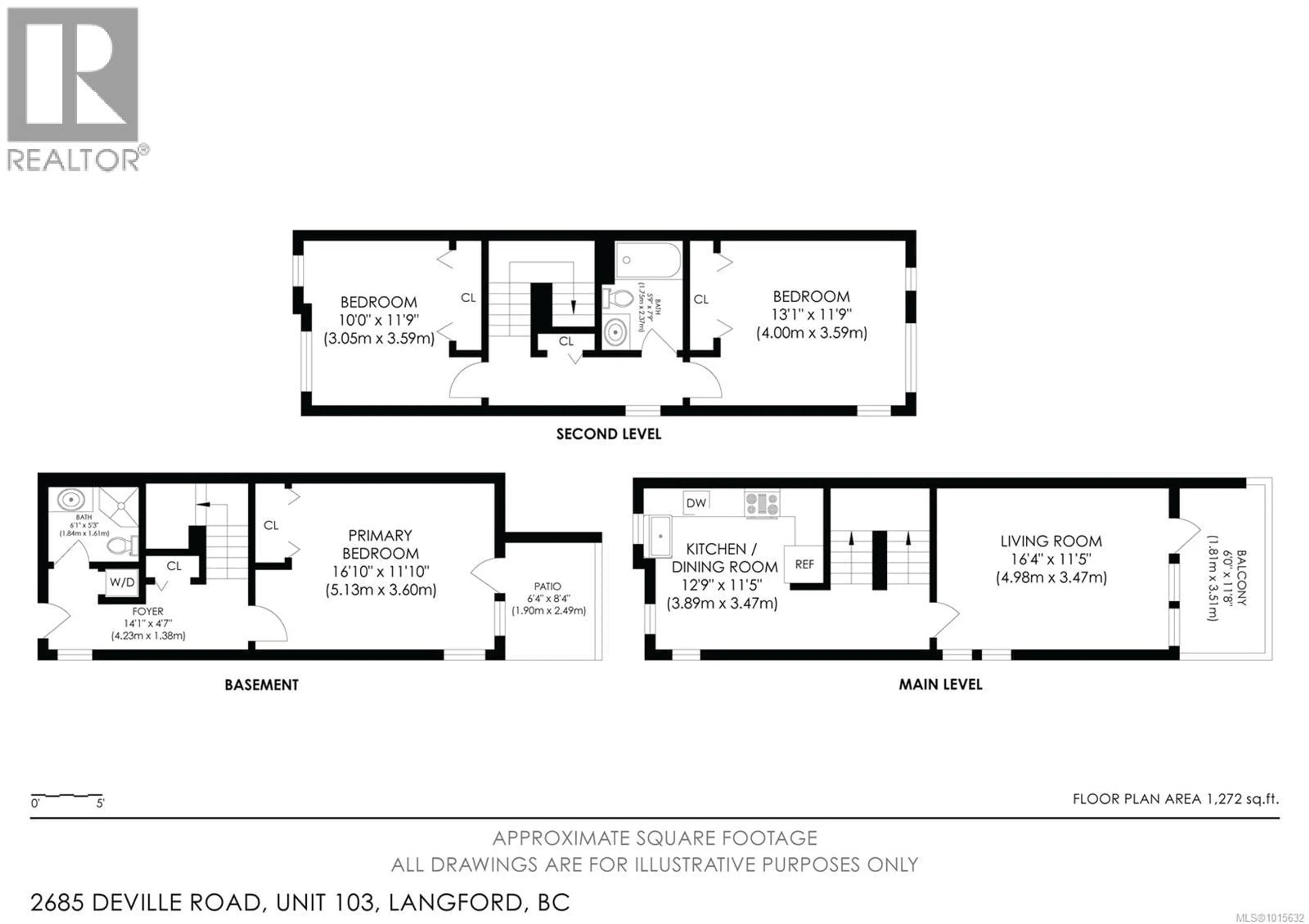 Floor plan for 103 - 2685 DEVILLE ROAD, Langford British Columbia V9B0G5
