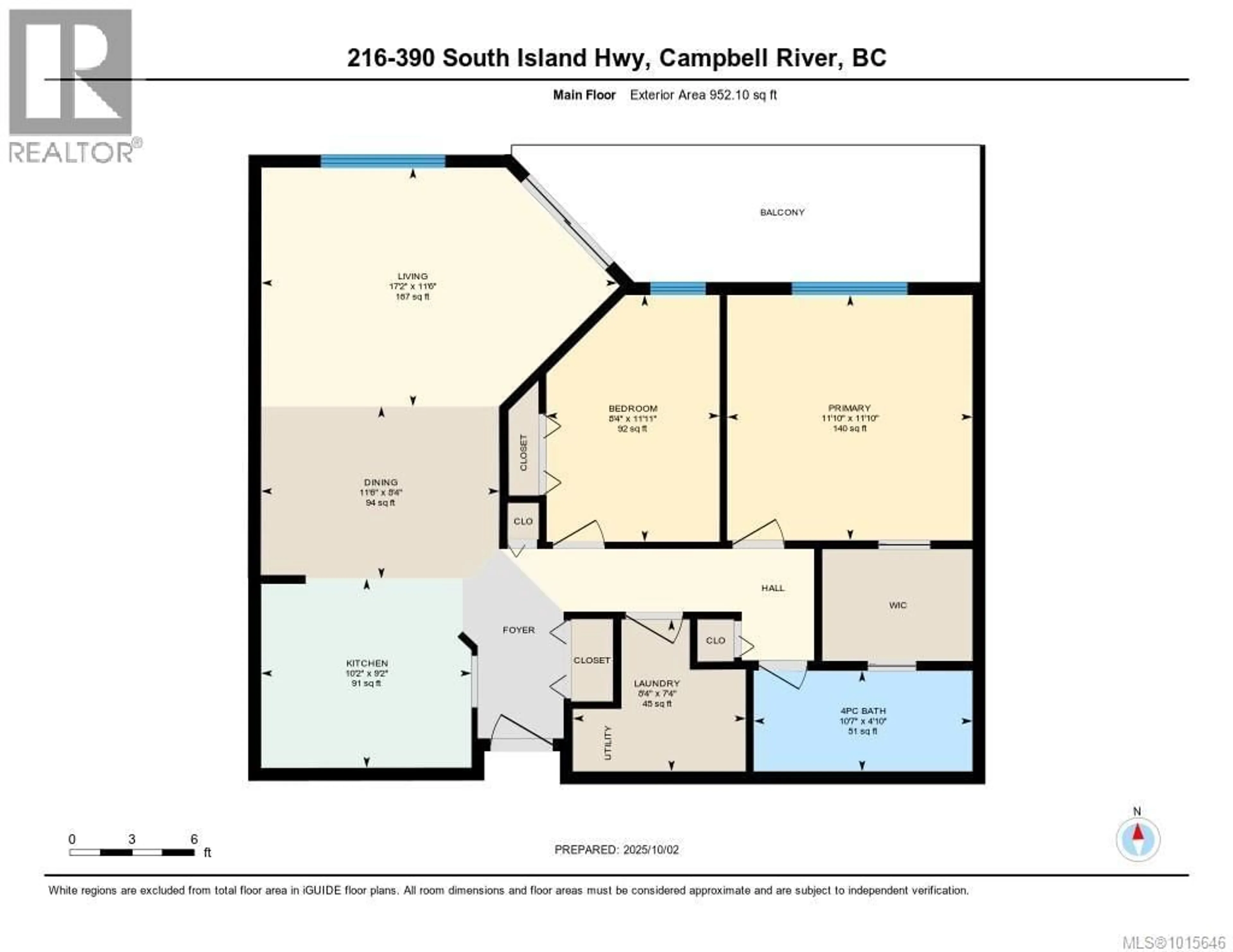 Floor plan for 216 - 390 ISLAND HIGHWAY SOUTH, Campbell River British Columbia V9W1A5