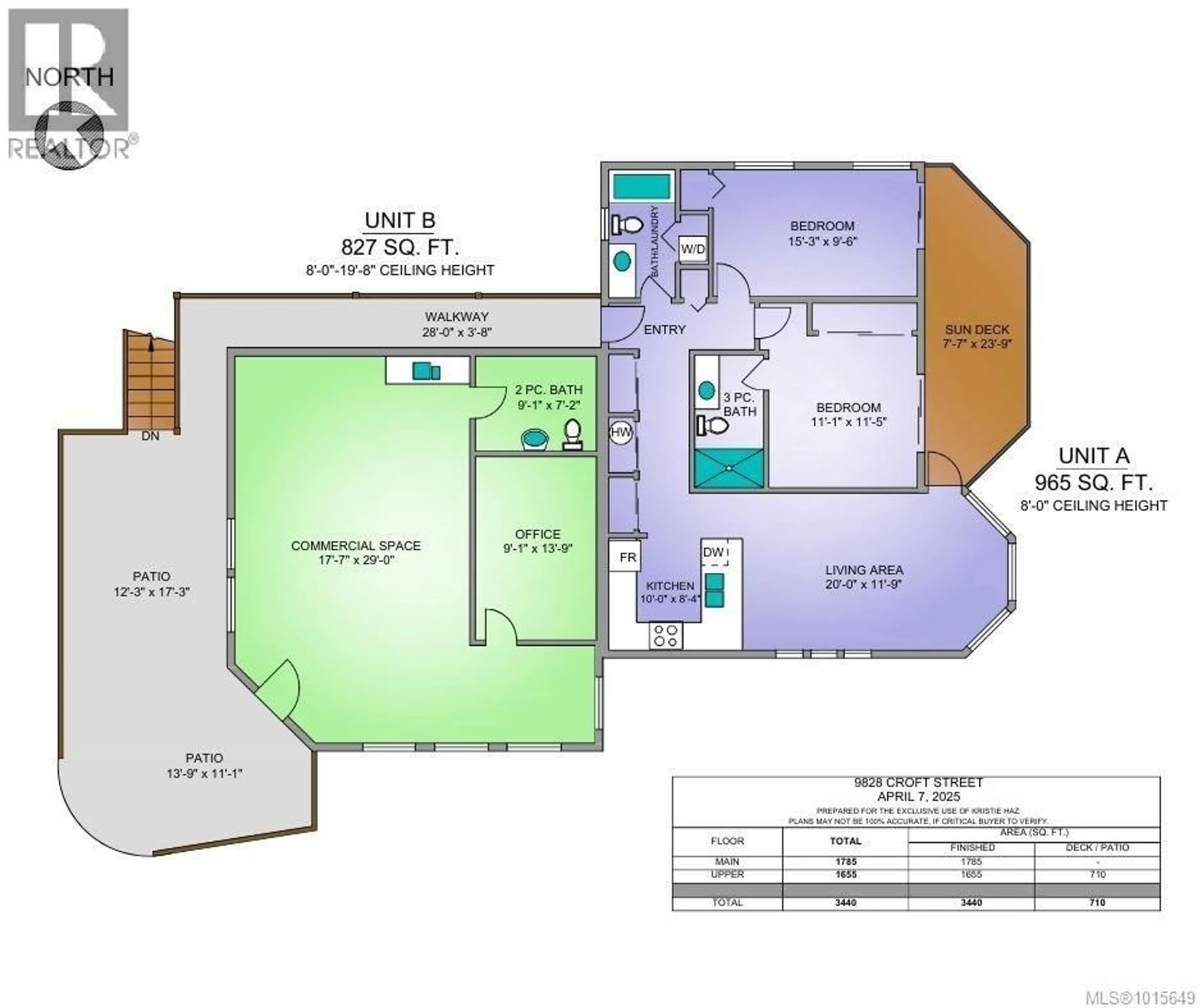 Floor plan for 9828 CROFT STREET, Chemainus British Columbia V0R1K1