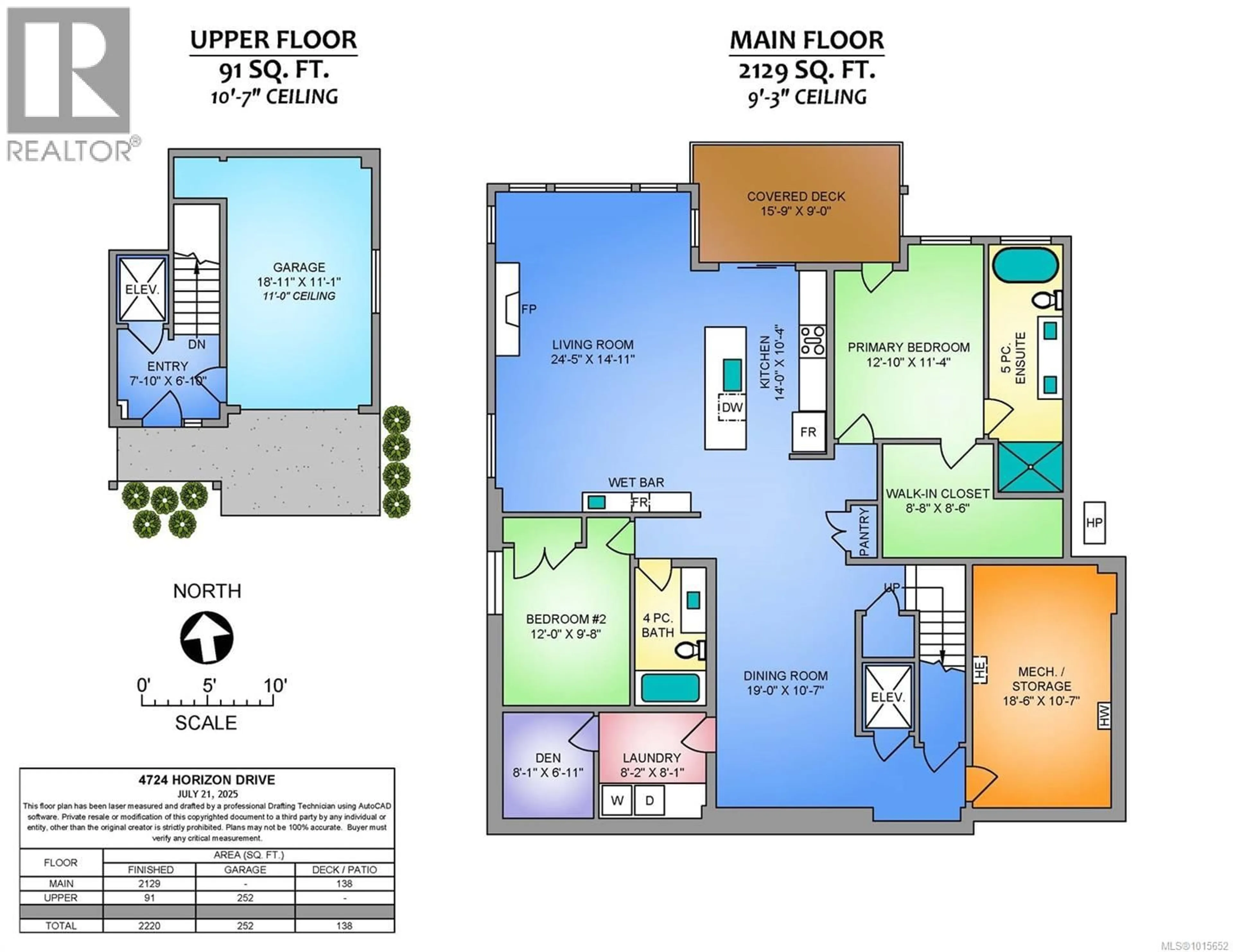 Floor plan for 4724 HORIZON DRIVE, Nanaimo British Columbia V9T0C1